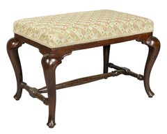 Pair of Dutch Rococo Walnut Benches