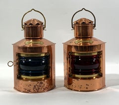 Pair of Dutch Ships Lanterns