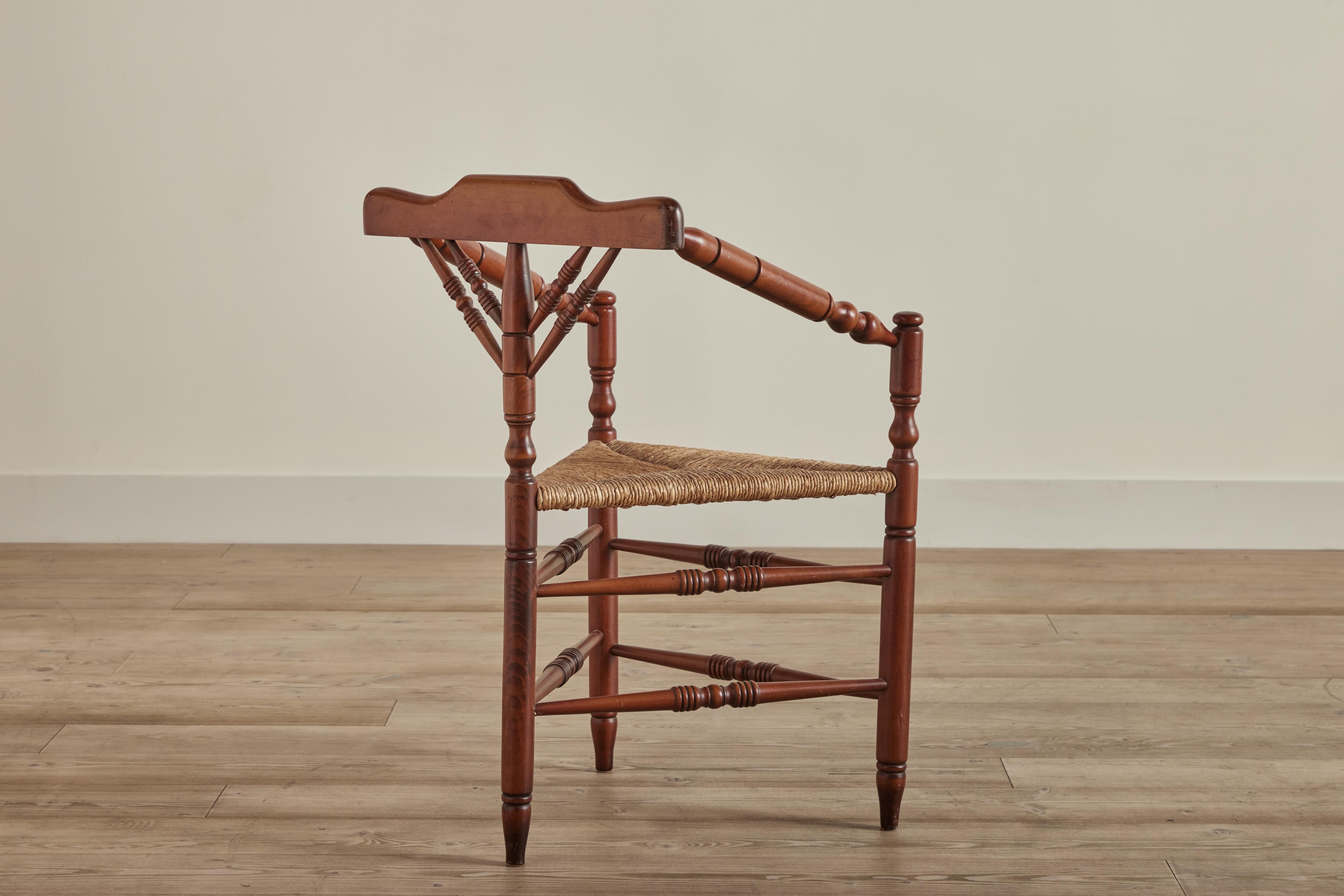 20th Century Pair of Dutch Turner's Chairs