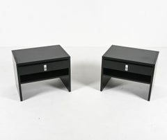 Pair of  DUX Avanti Mahogany Side Tables Nightstand