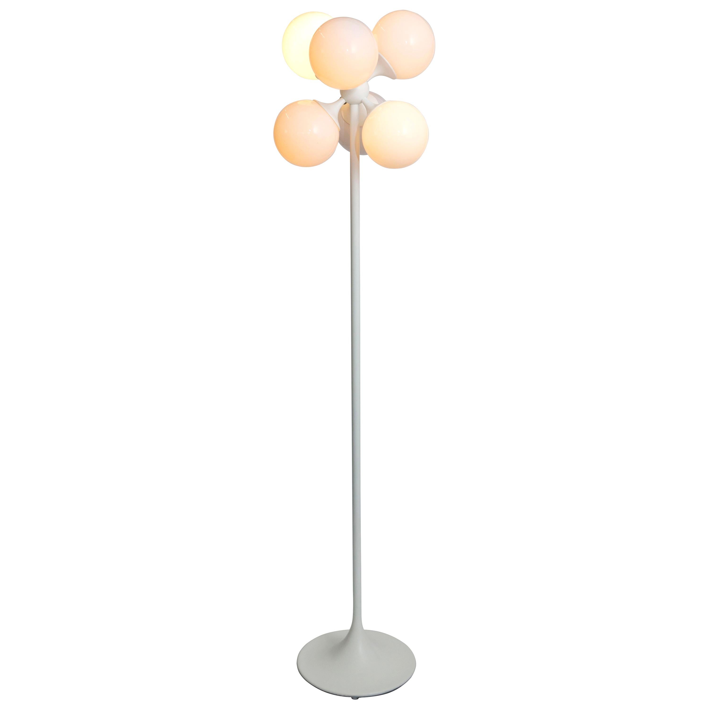 Pair of E. R. Nele Floor Lamps, Switzerland, 1965 For Sale