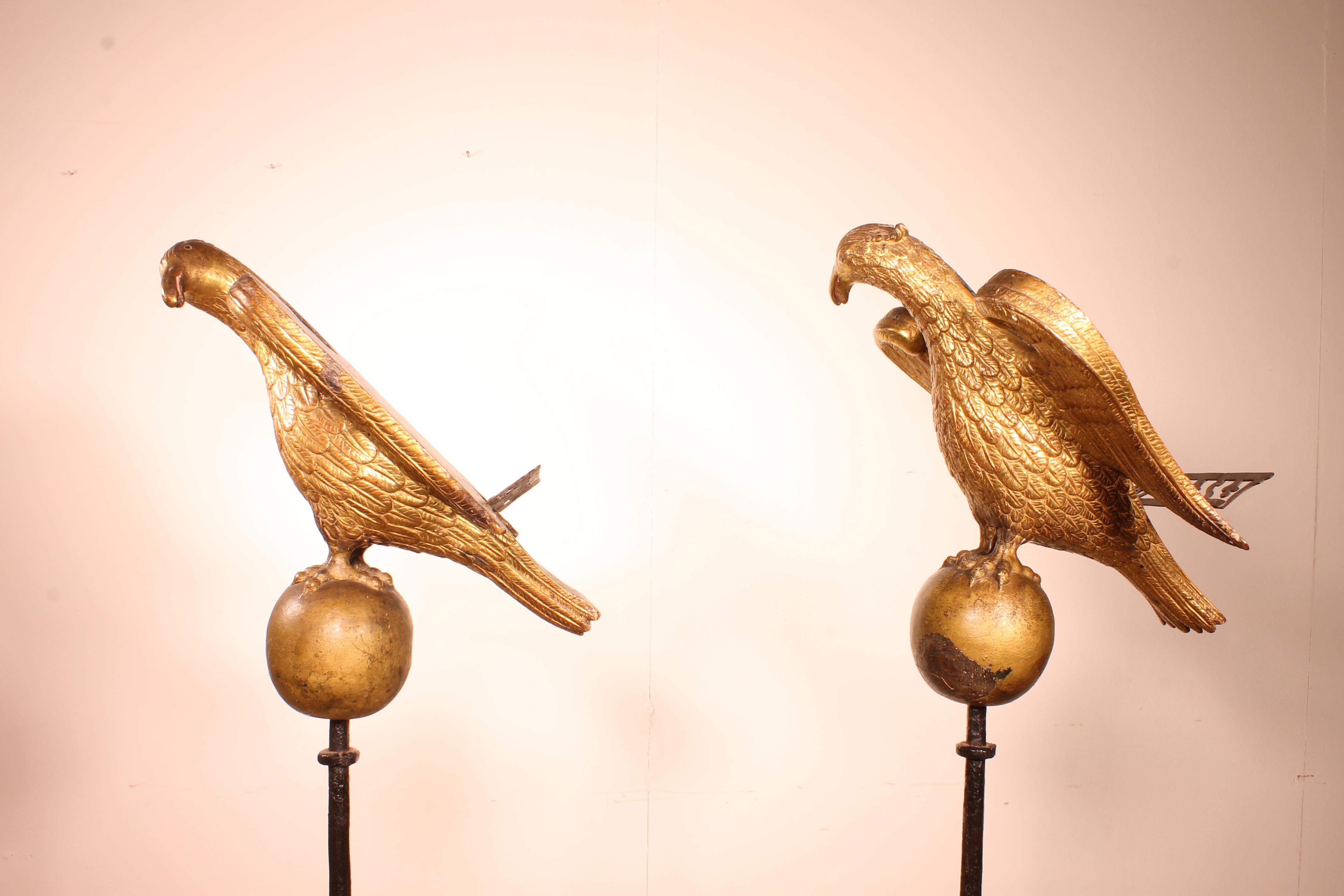 Italian Pair of Eagles 16th Century from North Italy Church Lectern For Sale