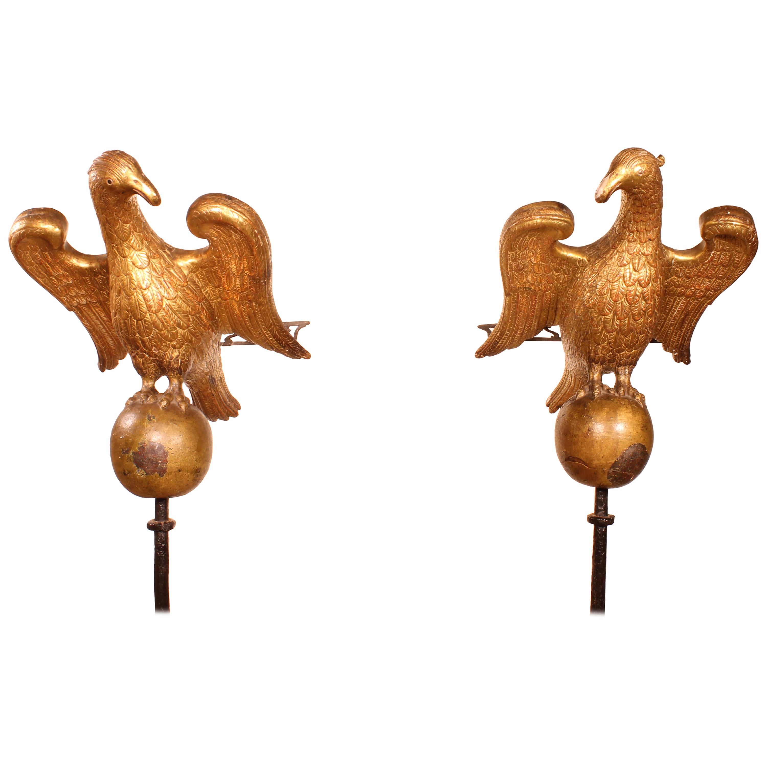 Pair of Eagles 16th Century from North Italy Church Lectern For Sale