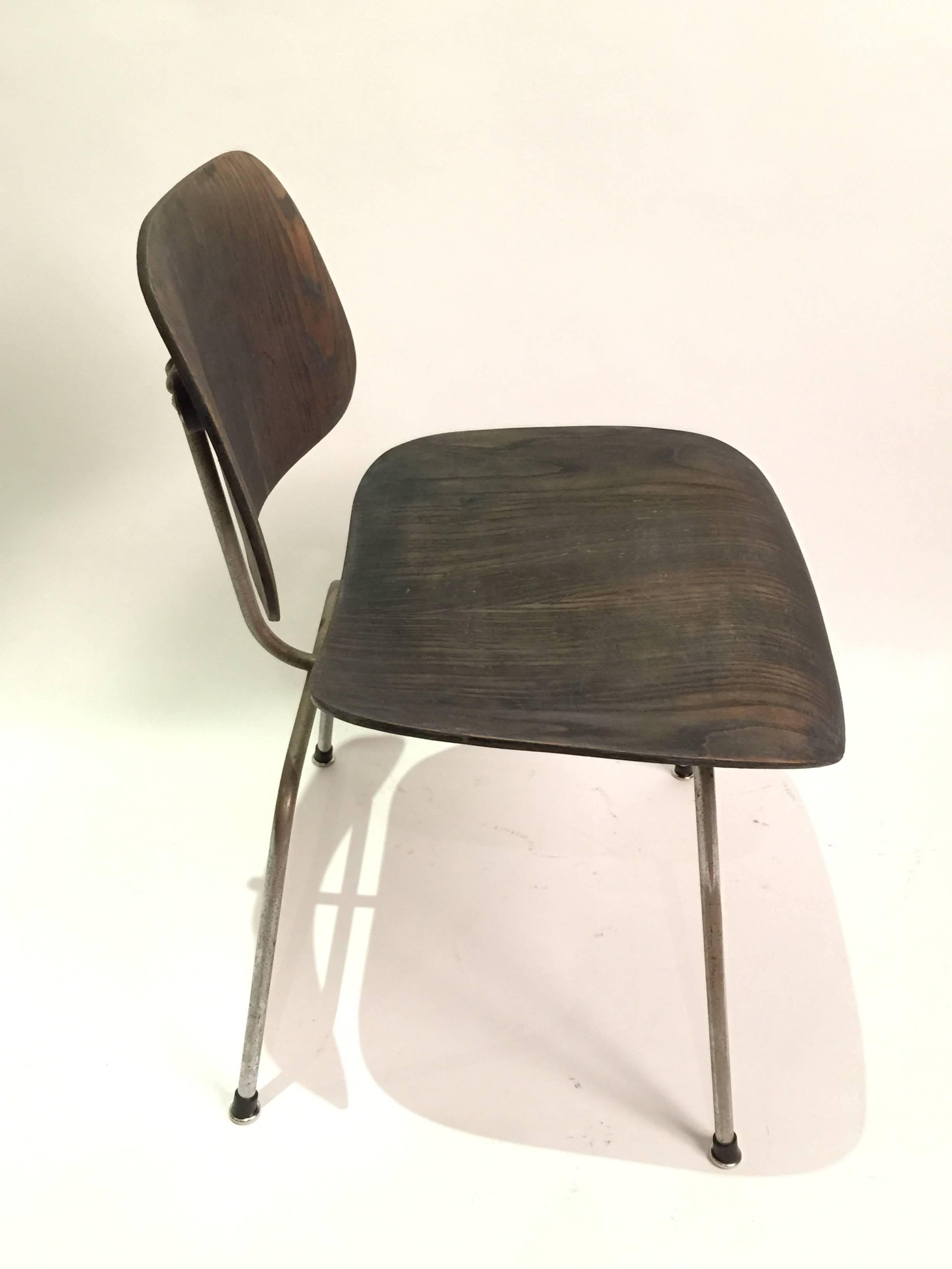 20th Century Pair of Eames for Evans DCM chairs
