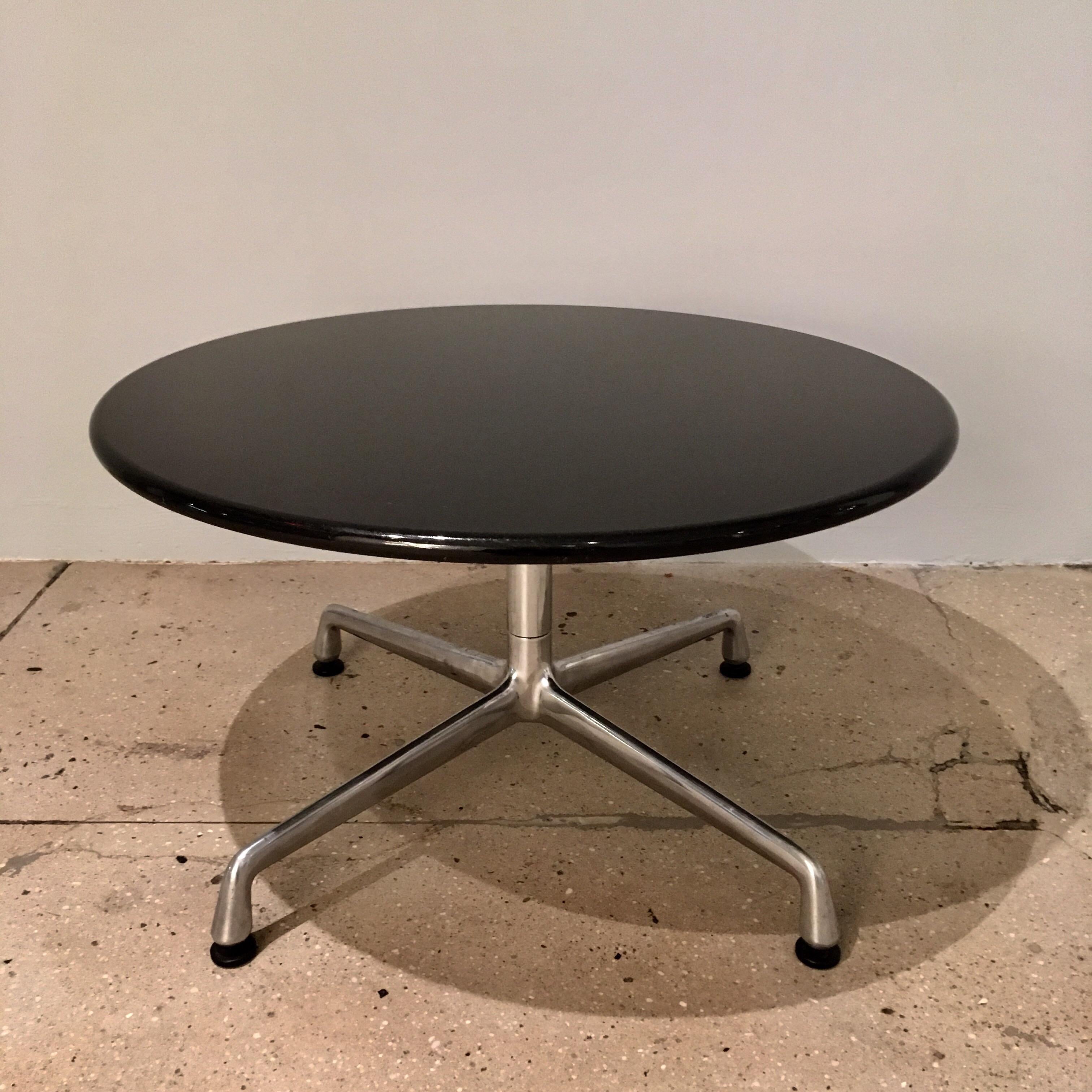 Mid-Century Modern Pair of Eames for Herman Miller Granite Side Tables