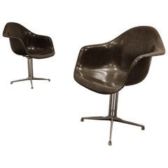 Pair of Eames for Herman Miller La Fonda Chairs, 1970s