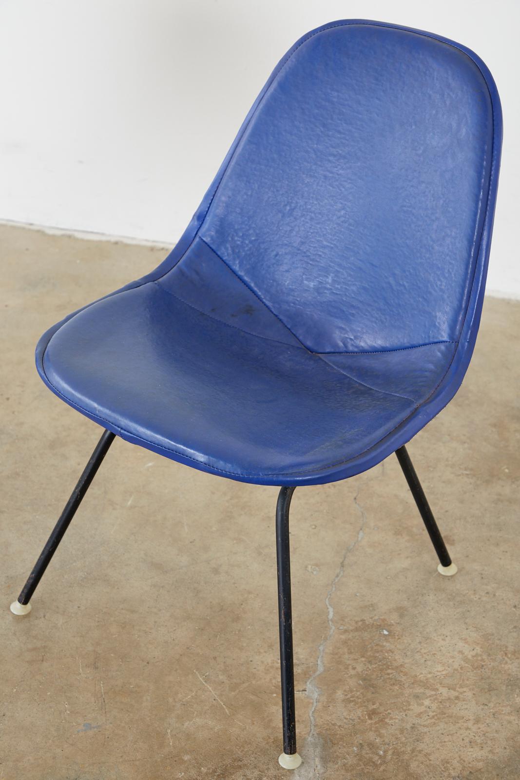 Steel Pair of Eames for Miller MKX Wire Mesh Chairs For Sale