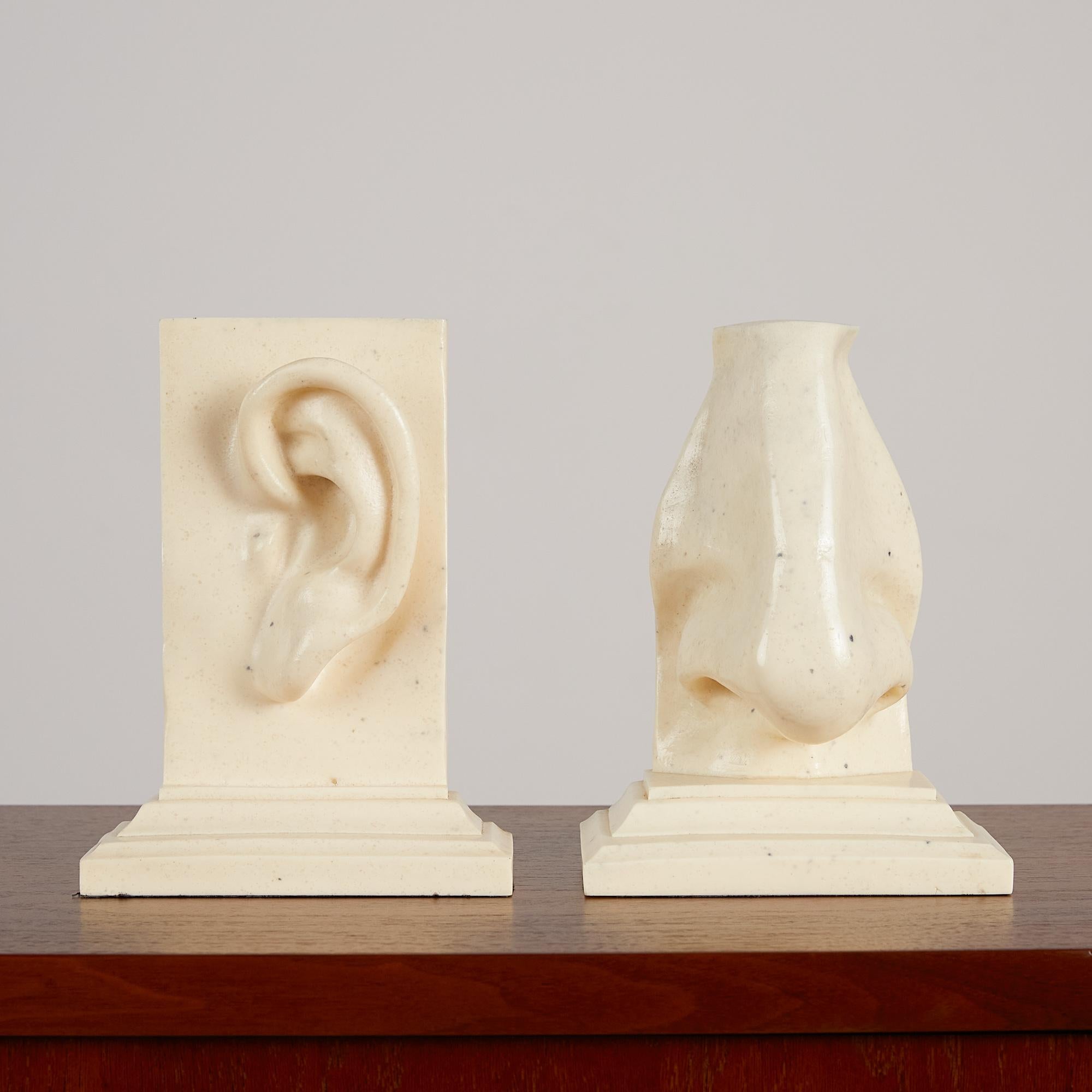 American Pair of Ear & Nose Bookends by C2C Designs