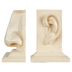 Vintage Pair of Ear & Nose Bookends by C2C Designs