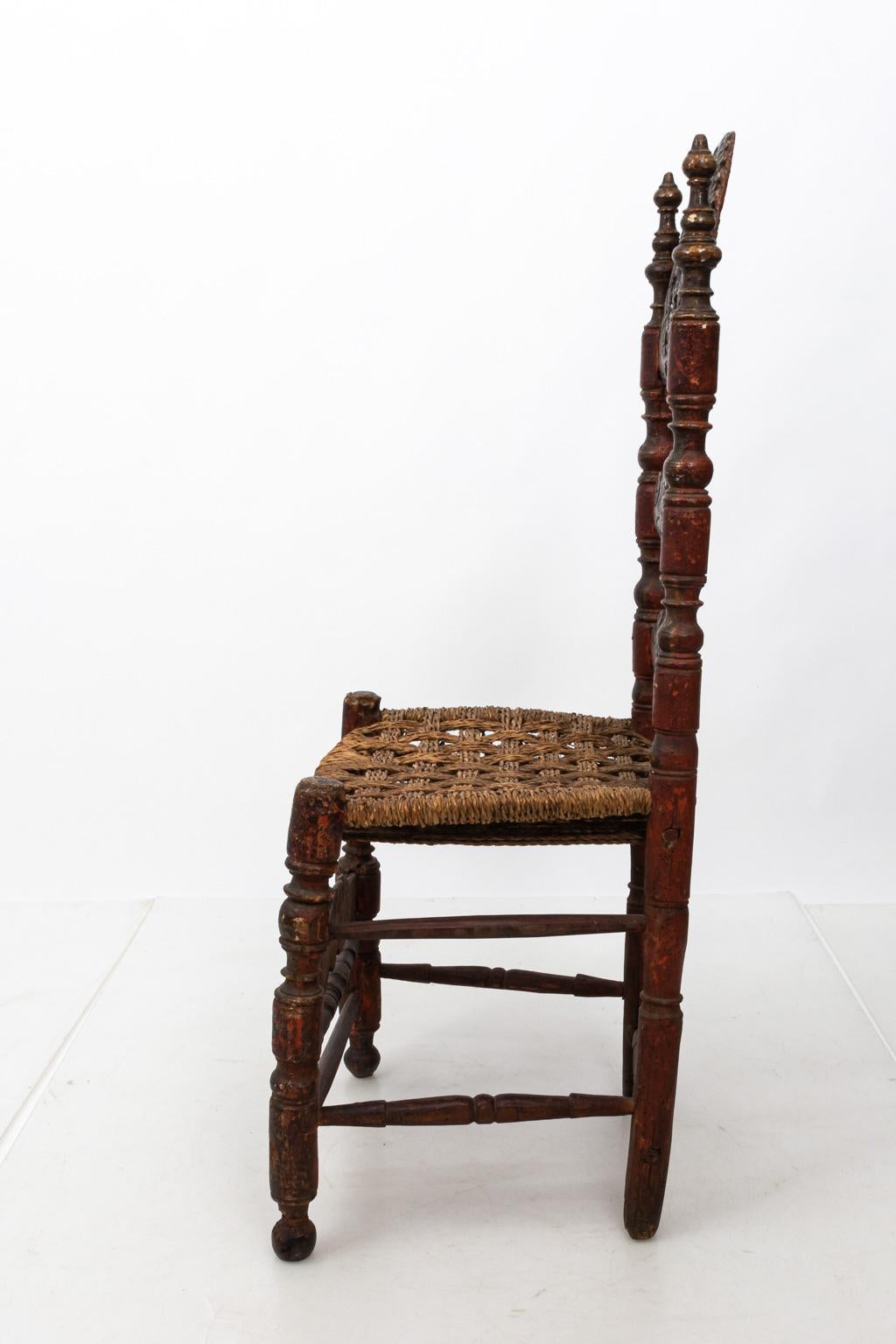 Pair of Early 18th Century Italian Chairs 1