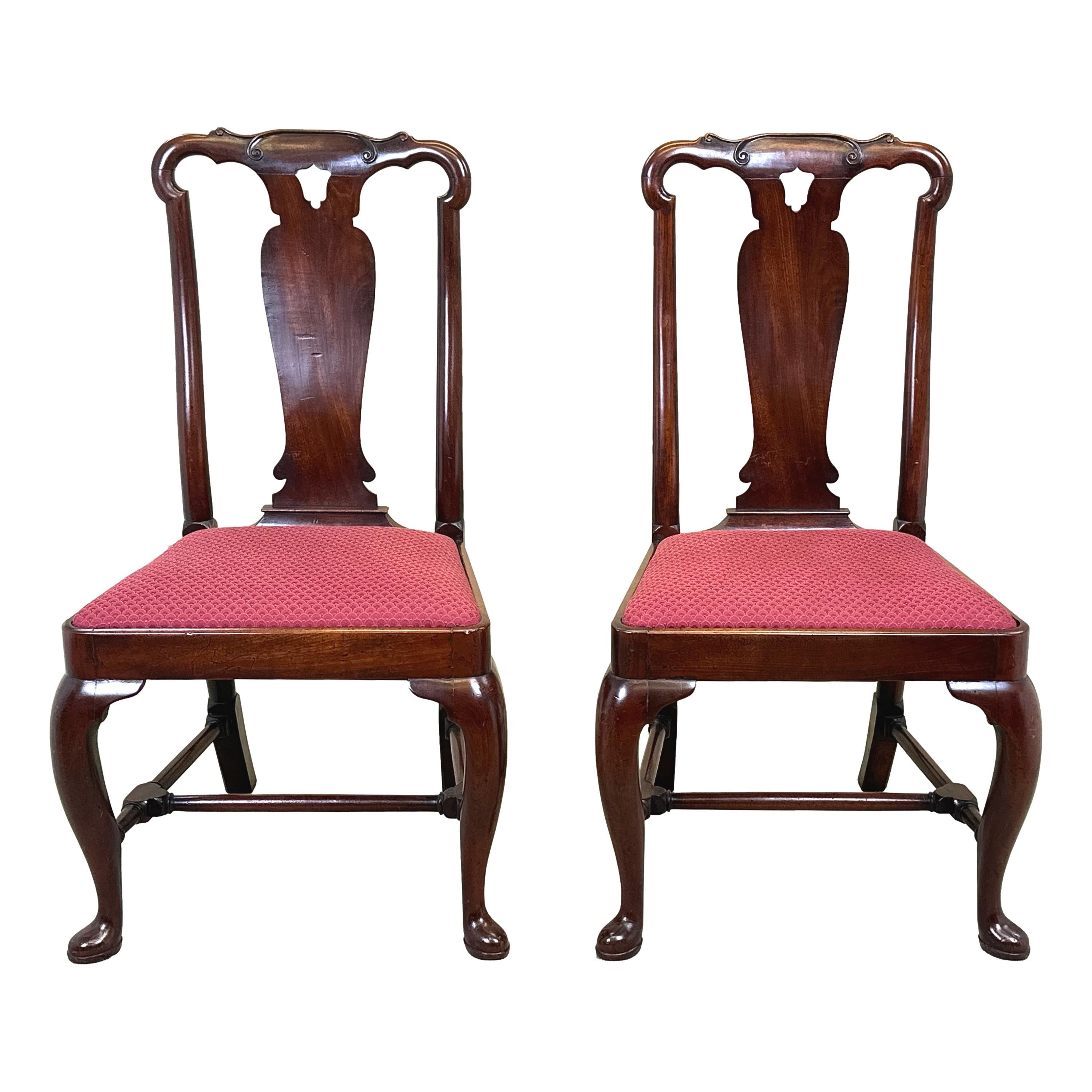 Pair Of Early 18th Century Side Chairs 6