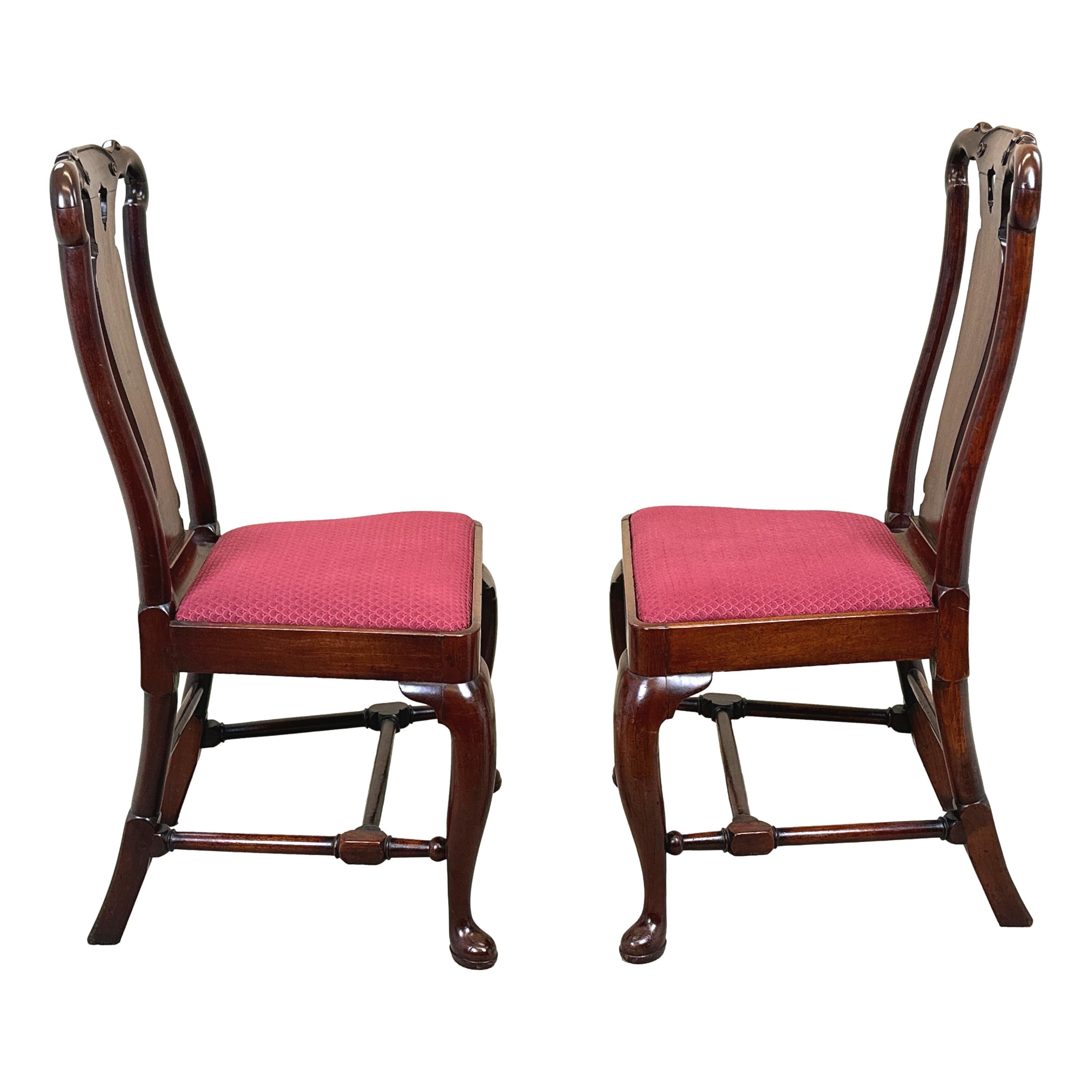 Pair Of Early 18th Century Side Chairs 2