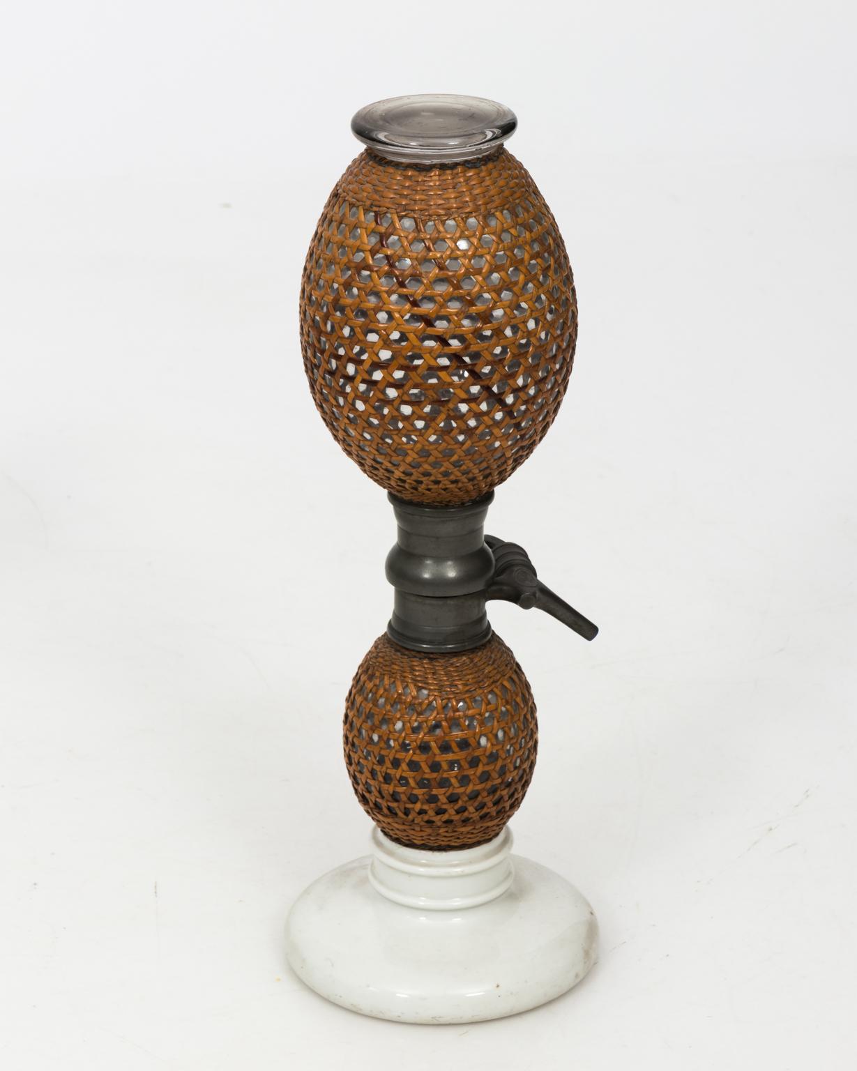 Pair of Early 1900s French Antique Seltzer Bottles 8