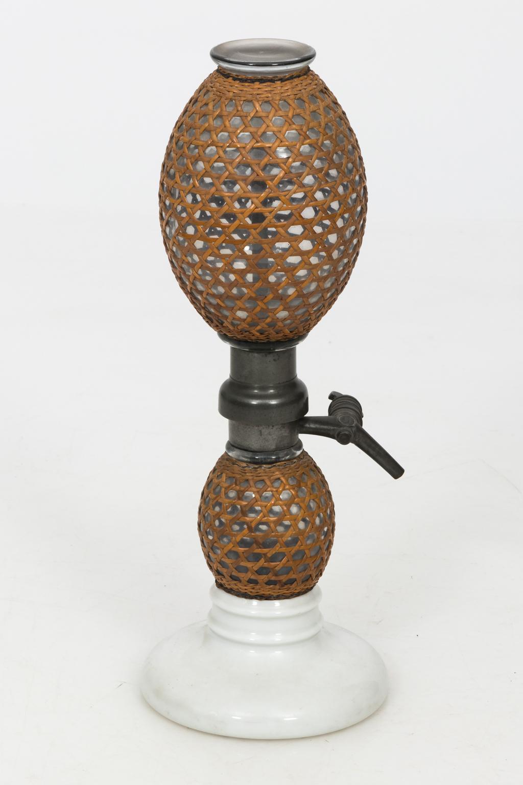 20th Century Pair of Early 1900s French Antique Seltzer Bottles