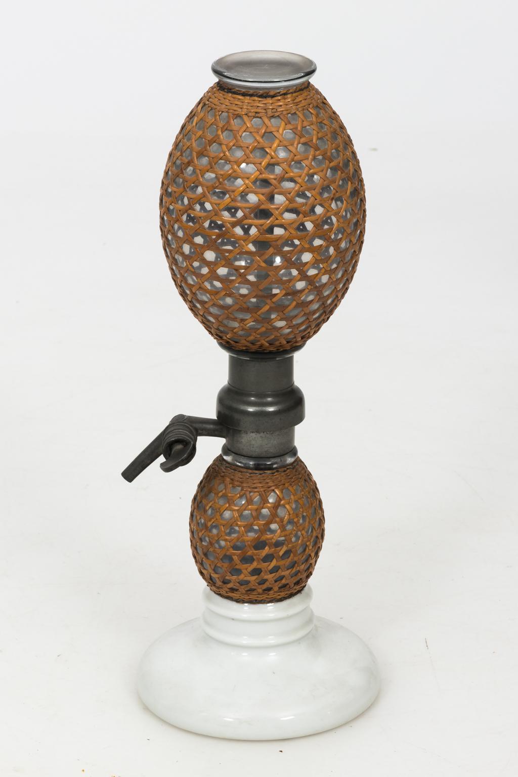 Pair of Early 1900s French Antique Seltzer Bottles 1