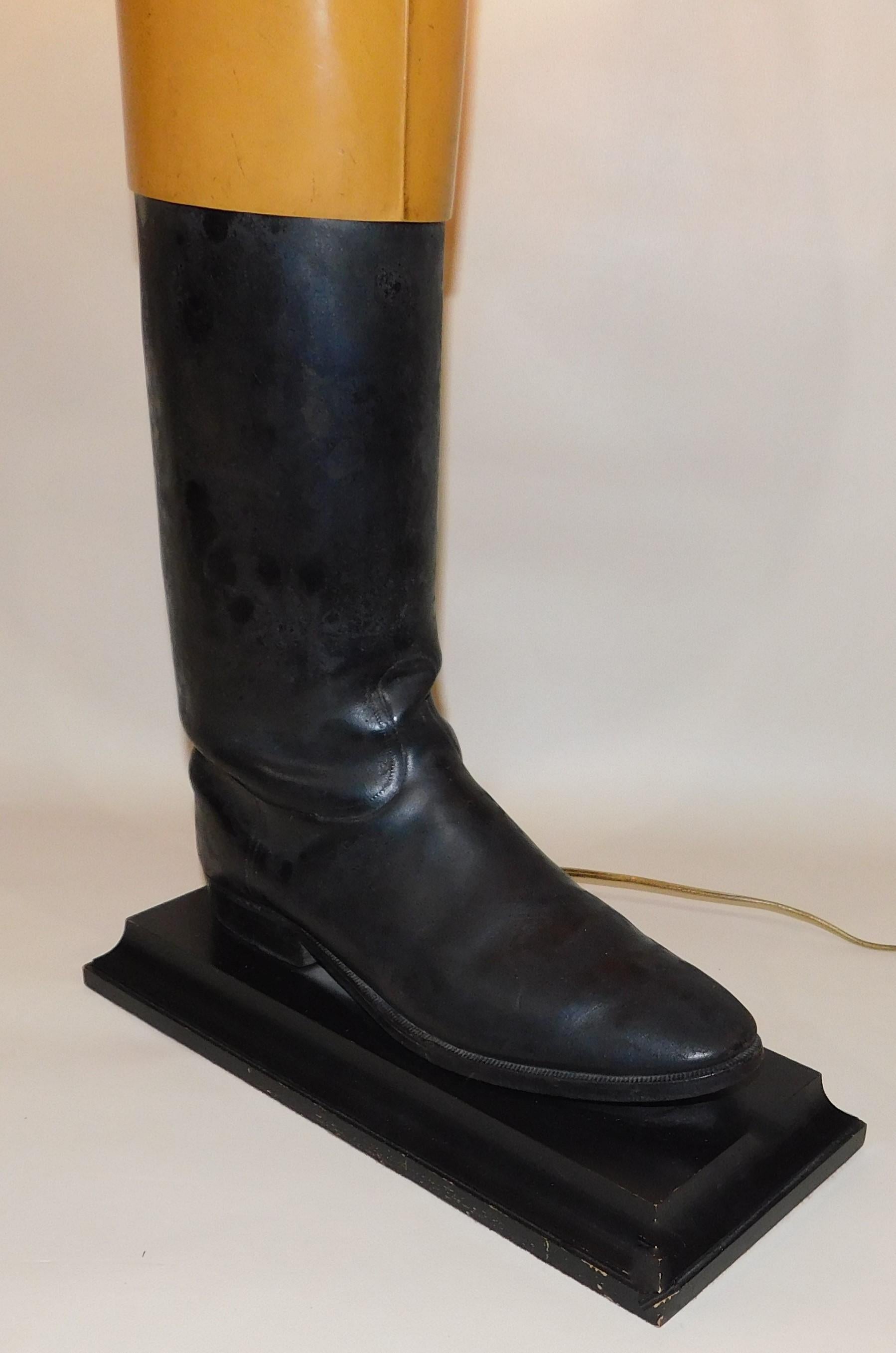 riding boot lamp