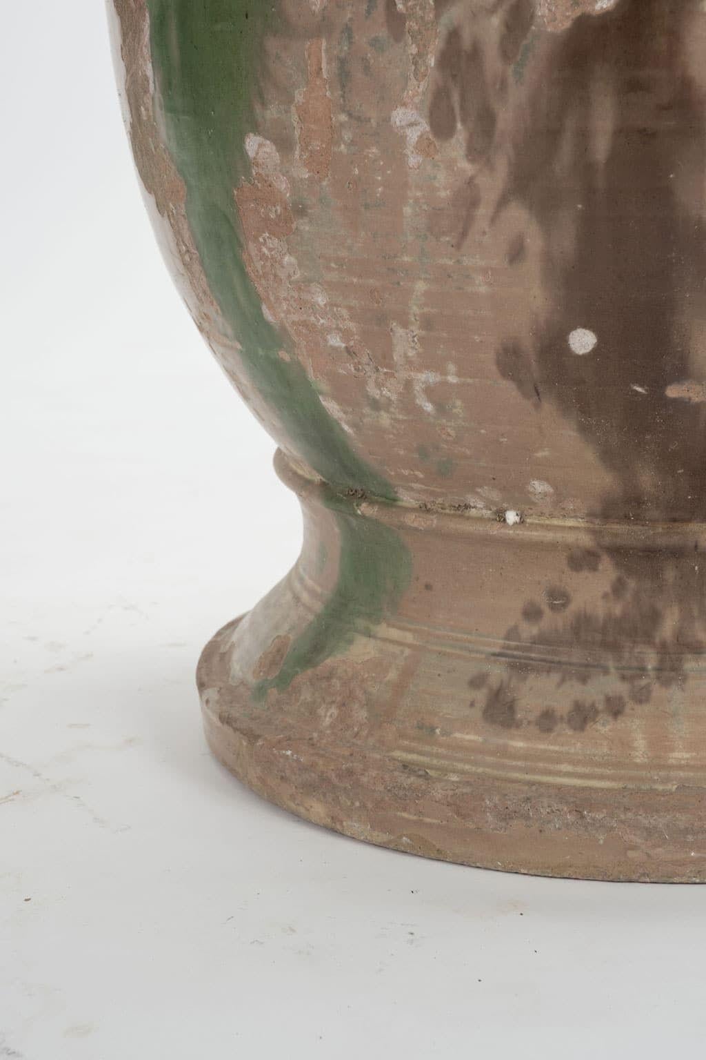 French Provincial Pair of Early 19th Century Anduze Jars For Sale