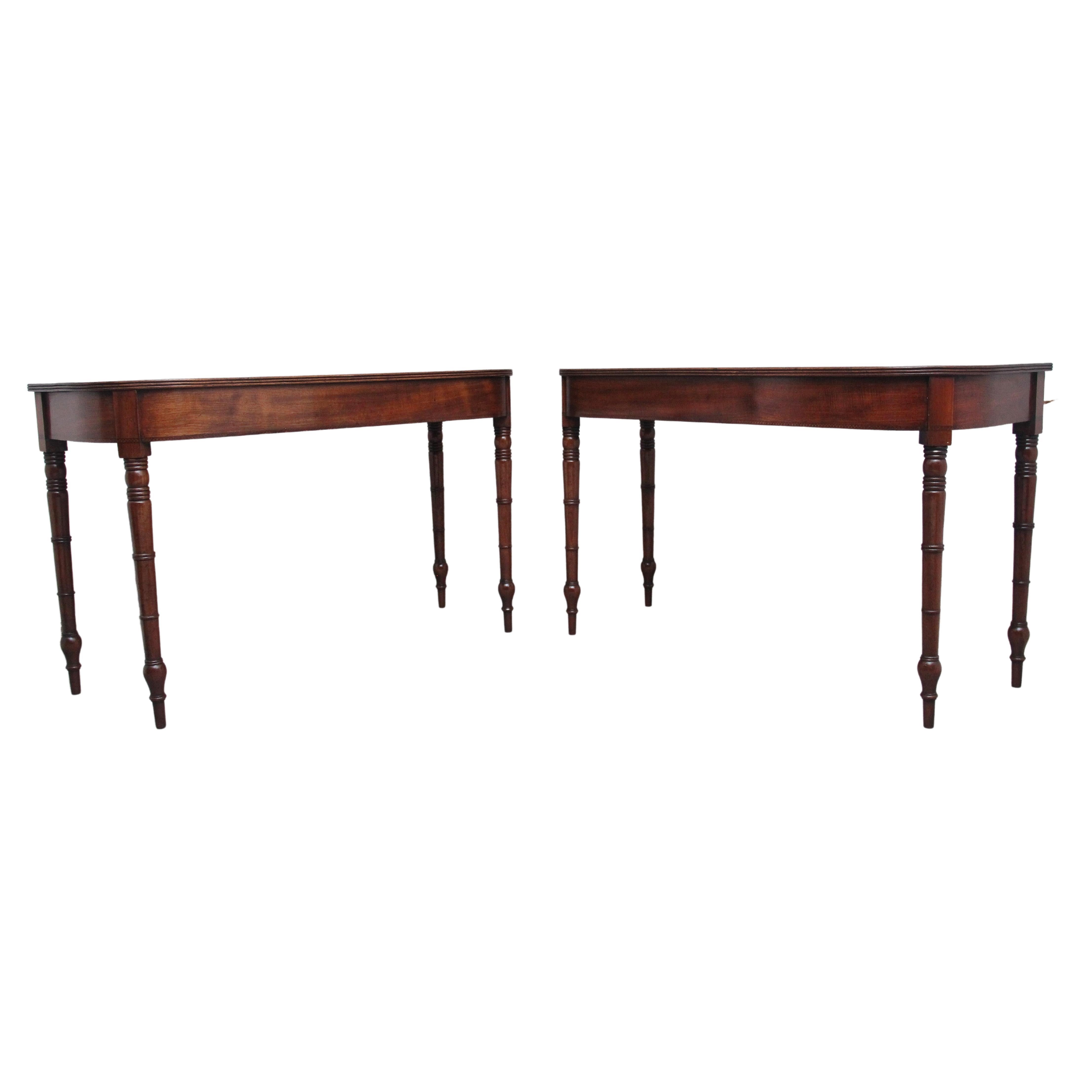 Pair of Early 19th Century Antique Console Tables