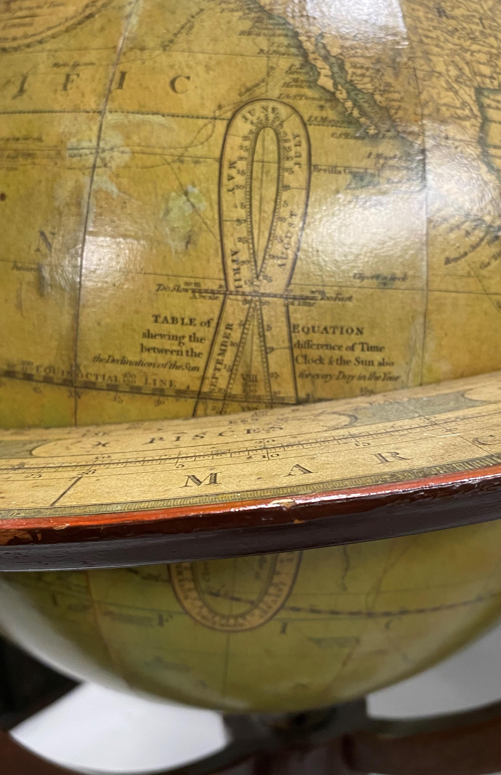 Pair of Early 19th Century English Cary Terrestrial/Celestial Table Model Globes For Sale 3