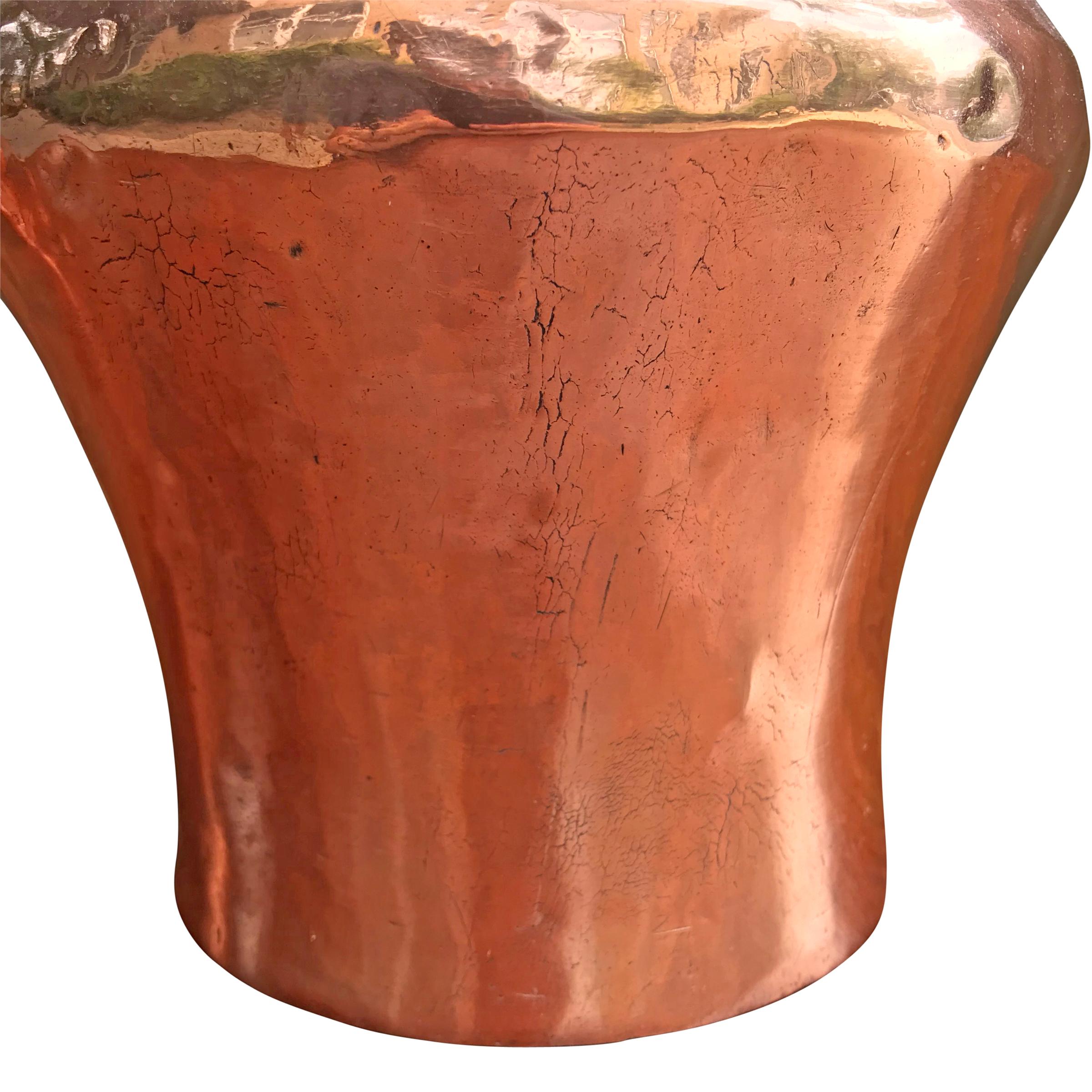 British Pair of Early 19th Century English Copper Pitchers