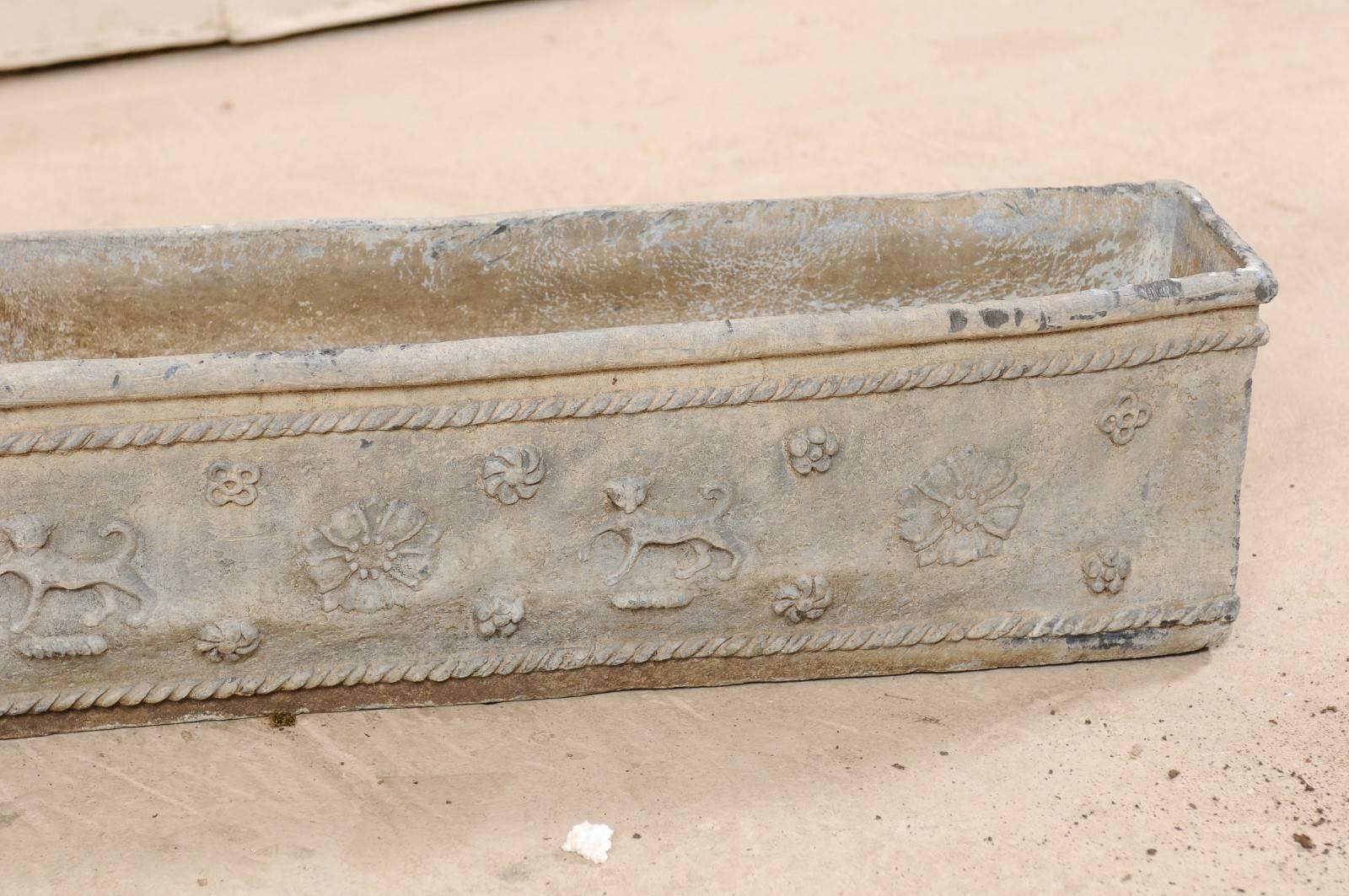 Pair of Early 19th Century English Floral Motif Planter Window Boxes 5