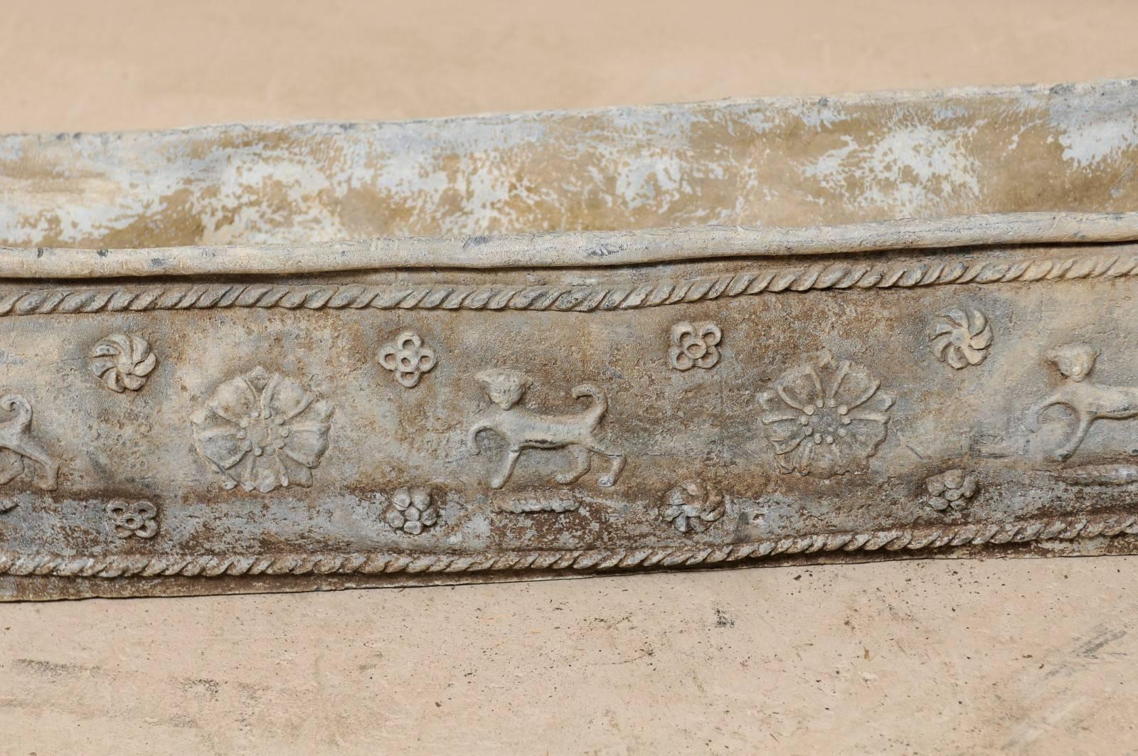 Pair of Early 19th Century English Floral Motif Planter Window Boxes 1