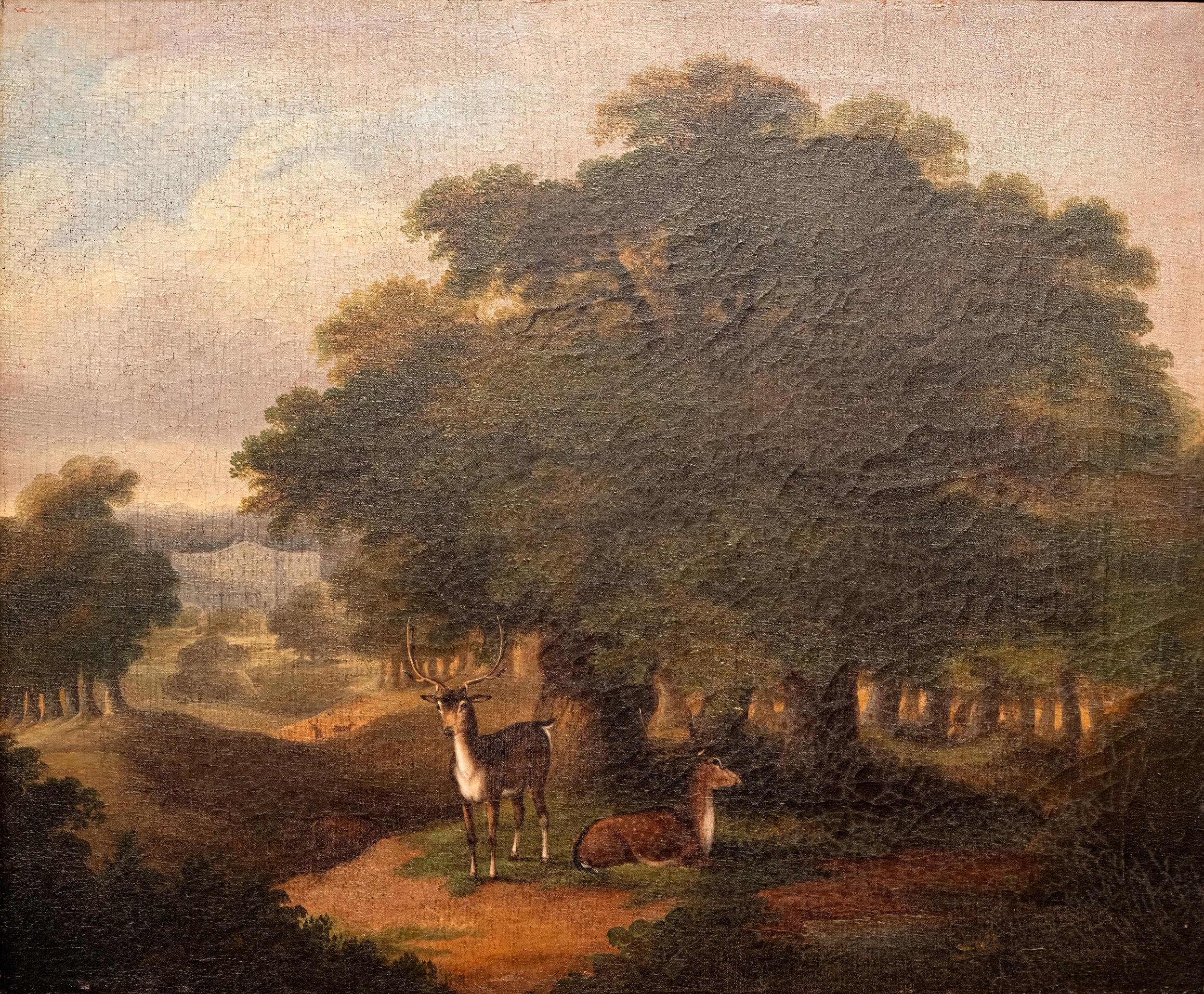 Coppia di dipinti a olio inglesi dell'inizio del XIX secolo secondo lo stile di Sawrey Gilpin In condizioni buone in vendita a Dublin, IE