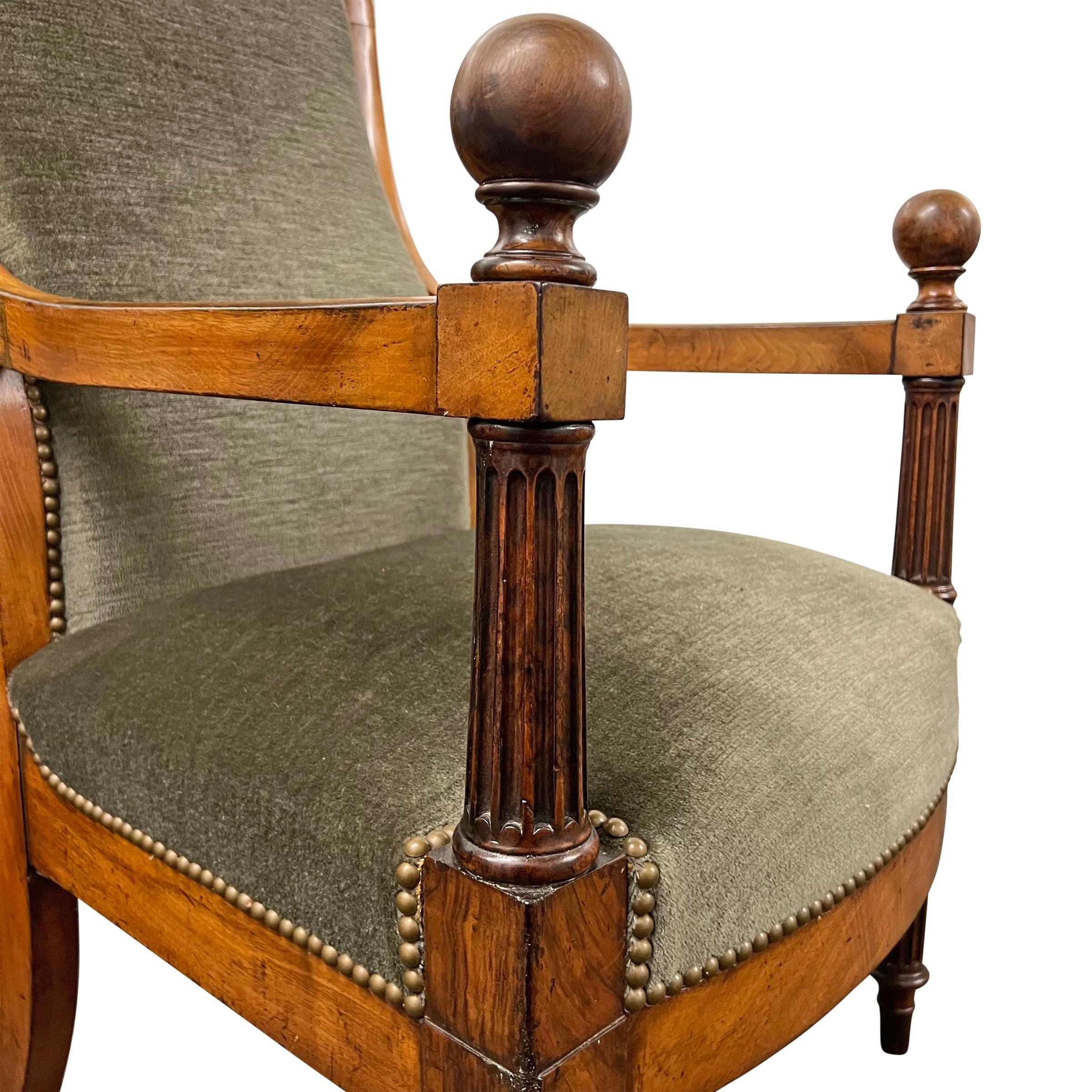 Pair of Early 19th Century English Regency Armchairs For Sale 6