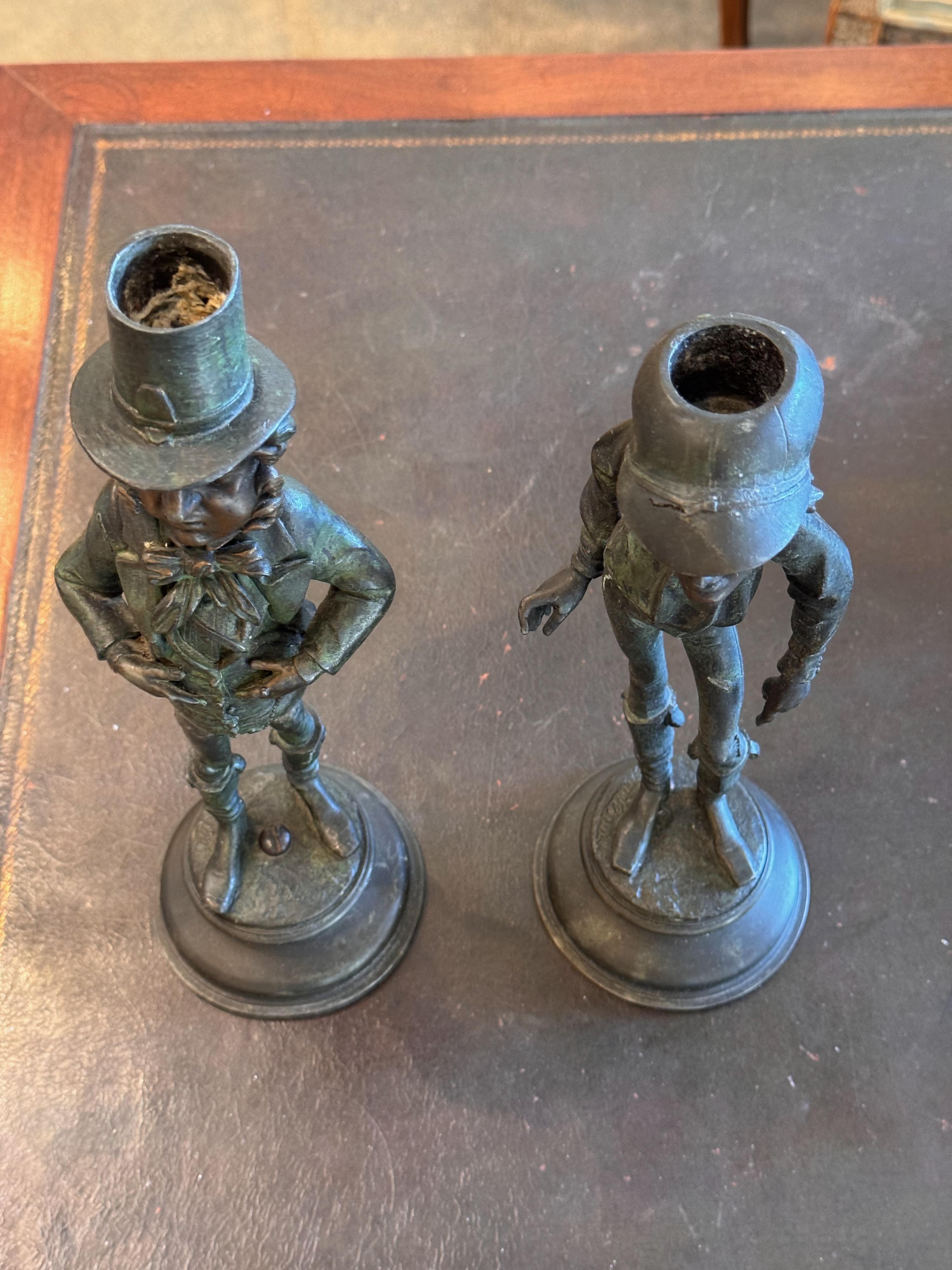 Pair of Early 19th Century French Candlesticks Emile Guillemon 3