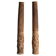 Pair Of Early 19th Century French Carved Columns