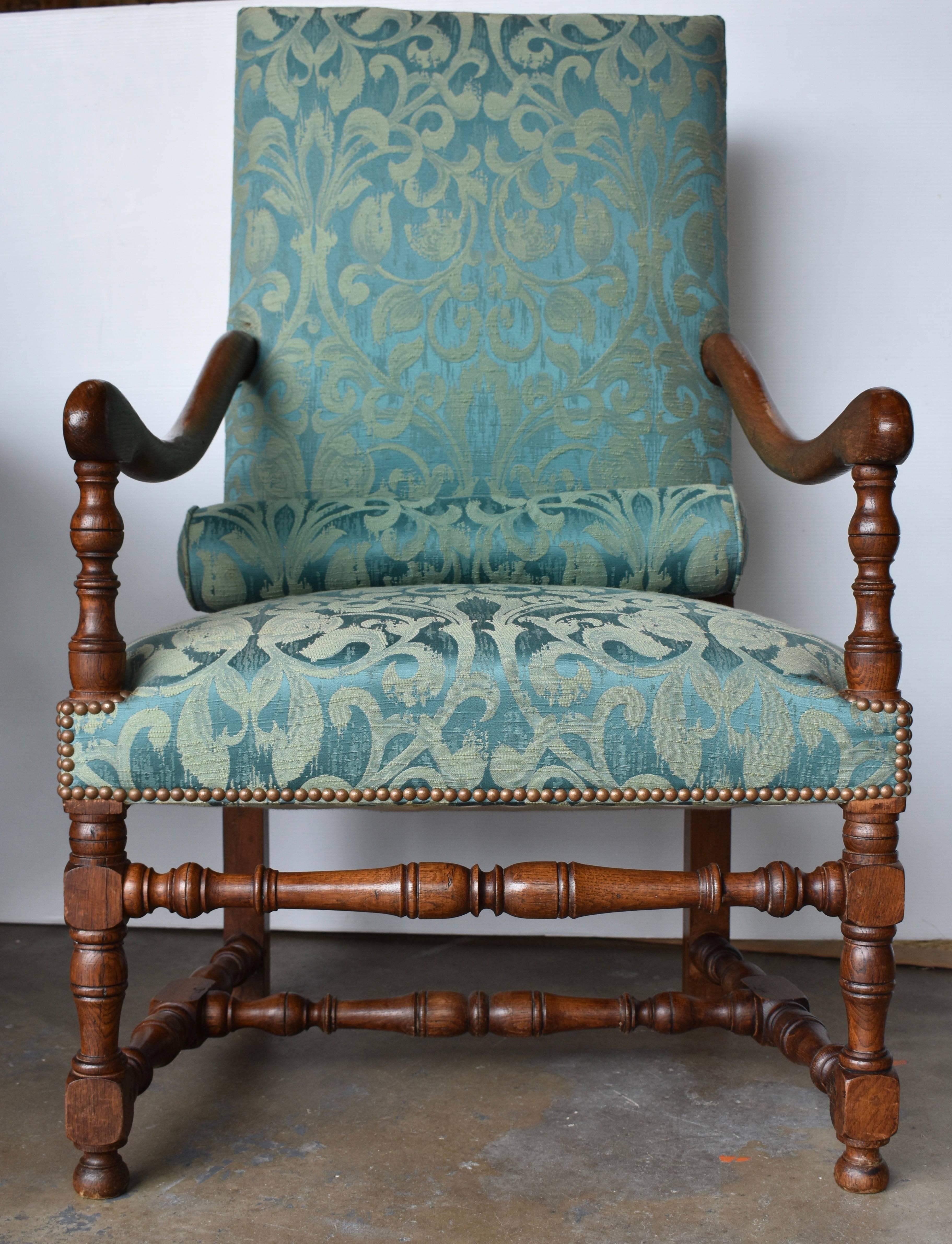 Pair of Early 19th Century French Fauteuil For Sale 1