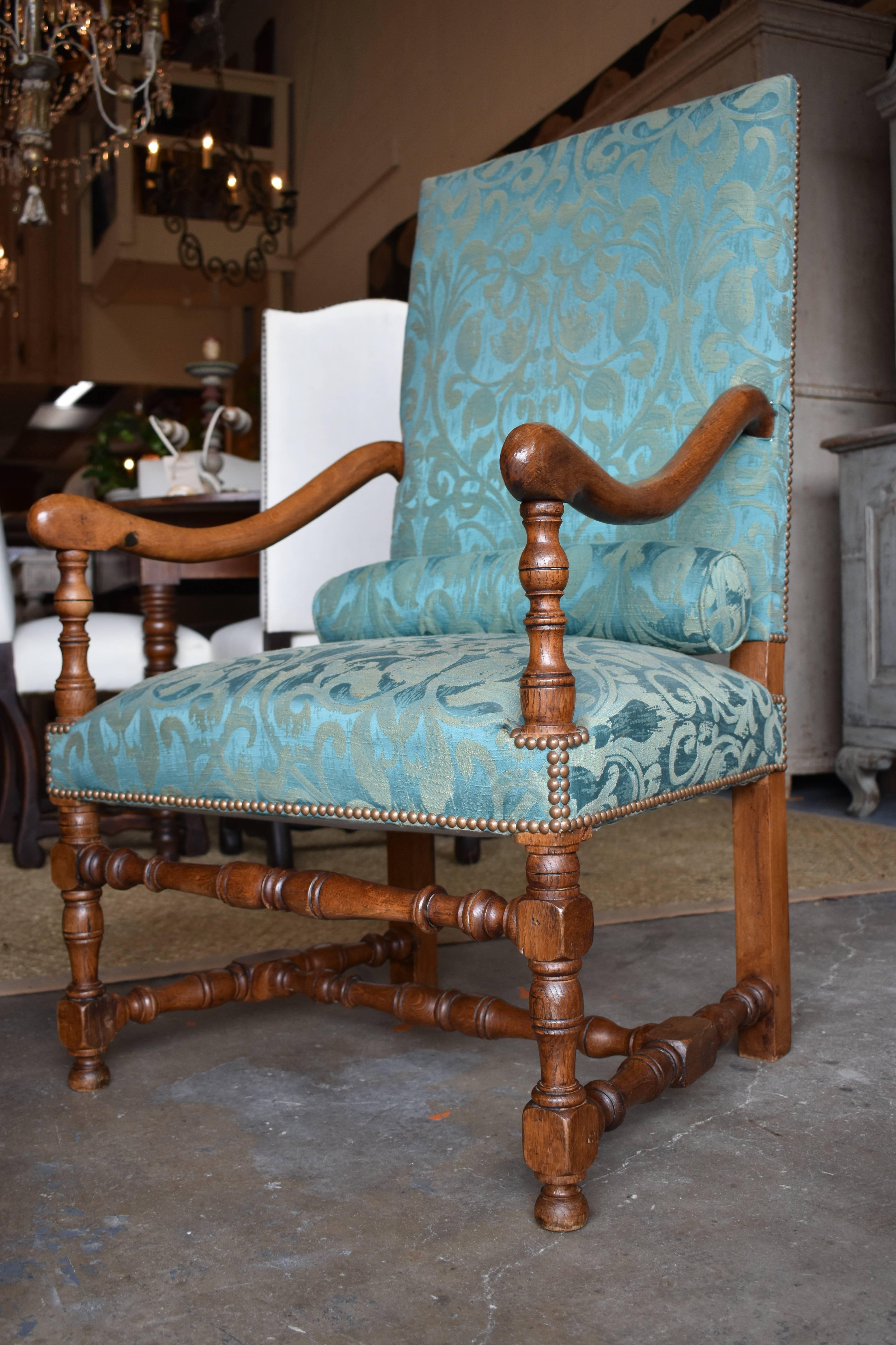 Pair of Early 19th Century French Fauteuil For Sale 2