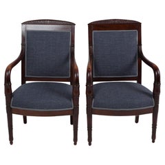 Pair of Early 19th Century French Fauteuils