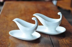 Pair of Early 19th Century French Porcelain Saucières