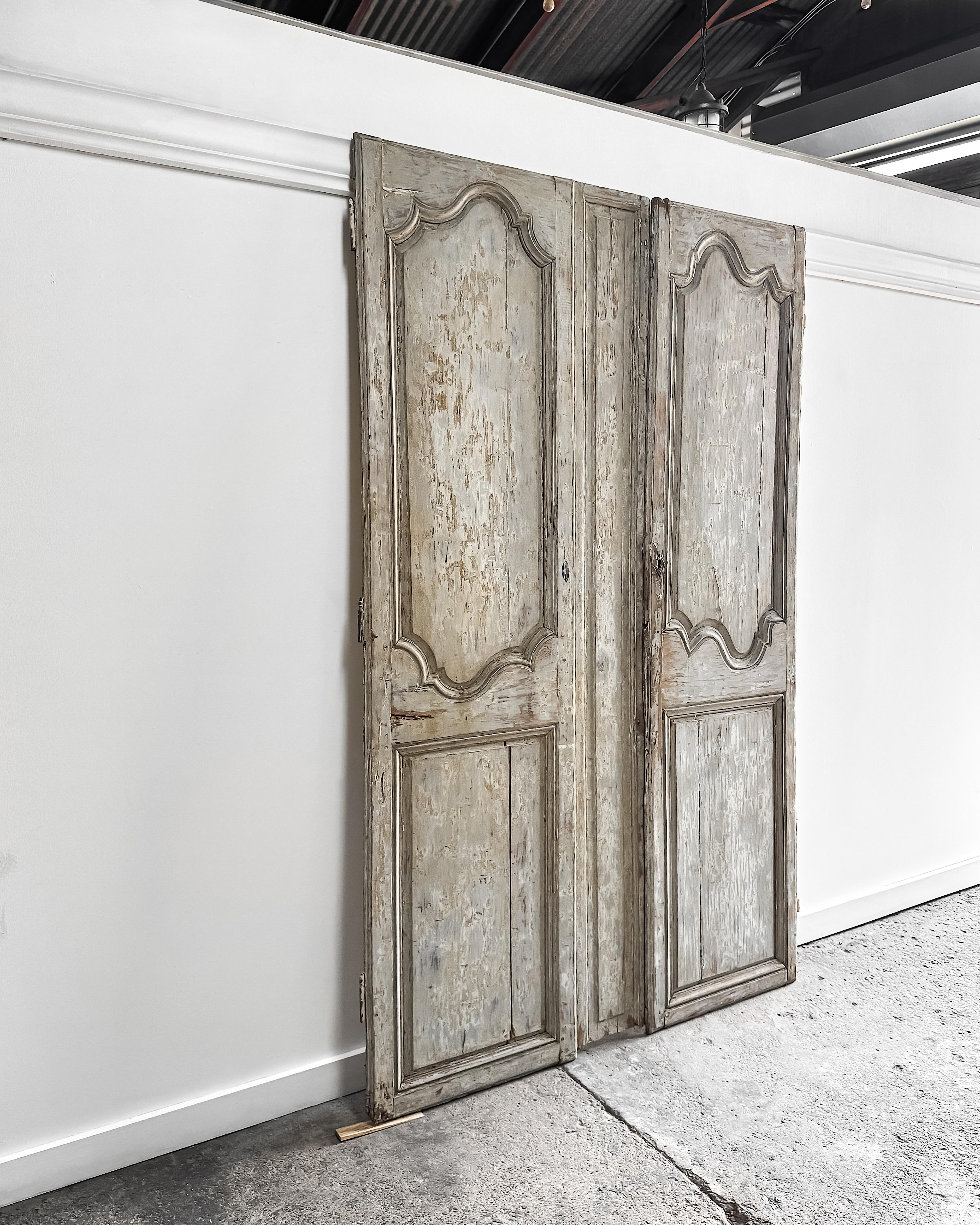 Par de puertas de armario provinciales francesas de principios del siglo XIX Provincial francés en venta