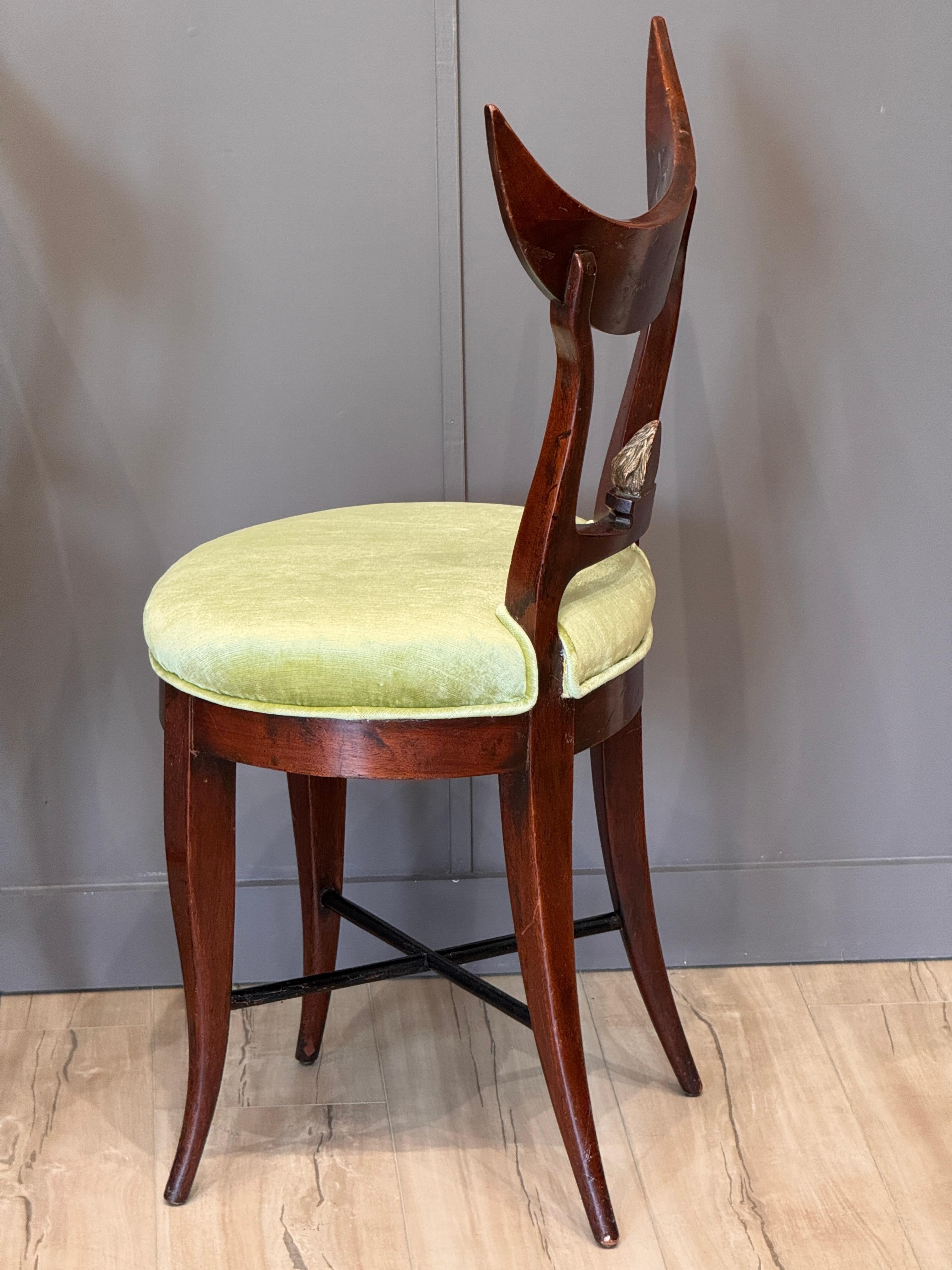 Coppia di sedie Biedermeier tedesche dell'inizio del XIX secolo in vendita 3