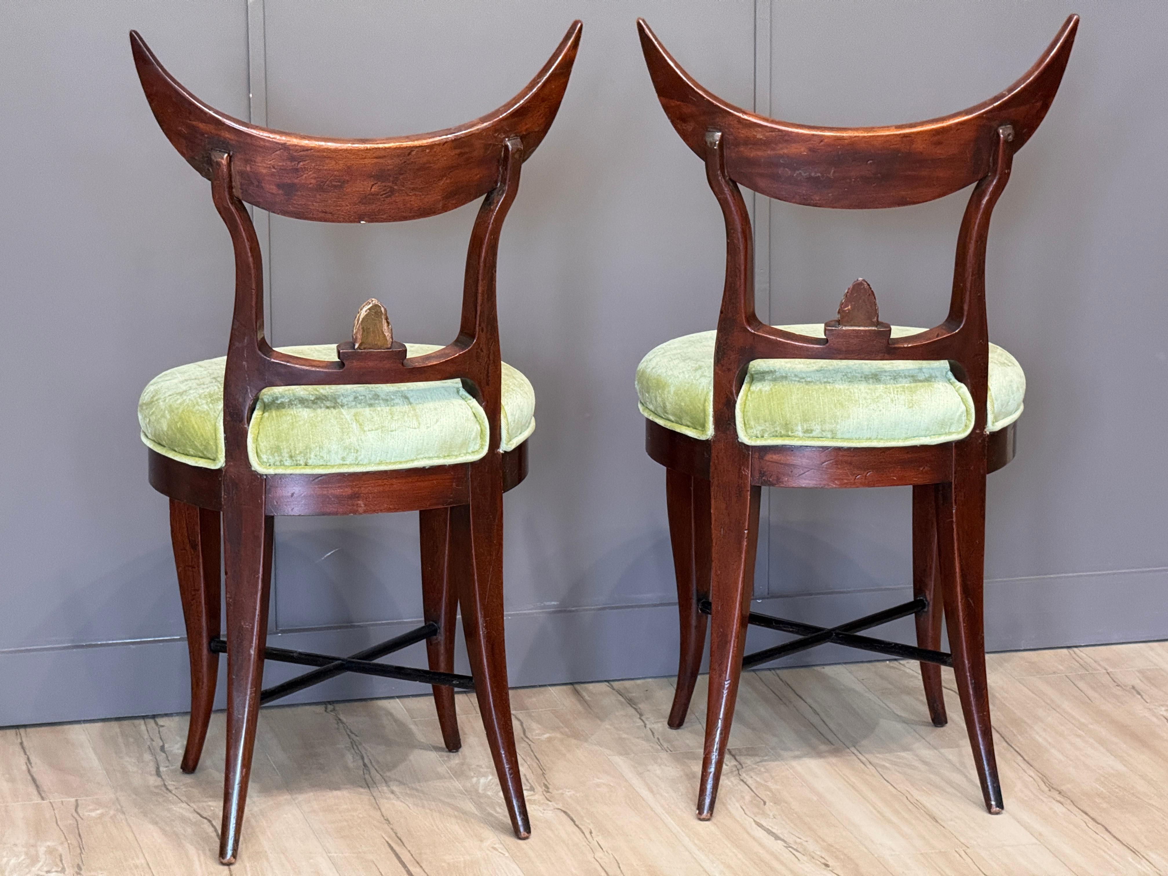 Coppia di sedie Biedermeier tedesche dell'inizio del XIX secolo in vendita 4