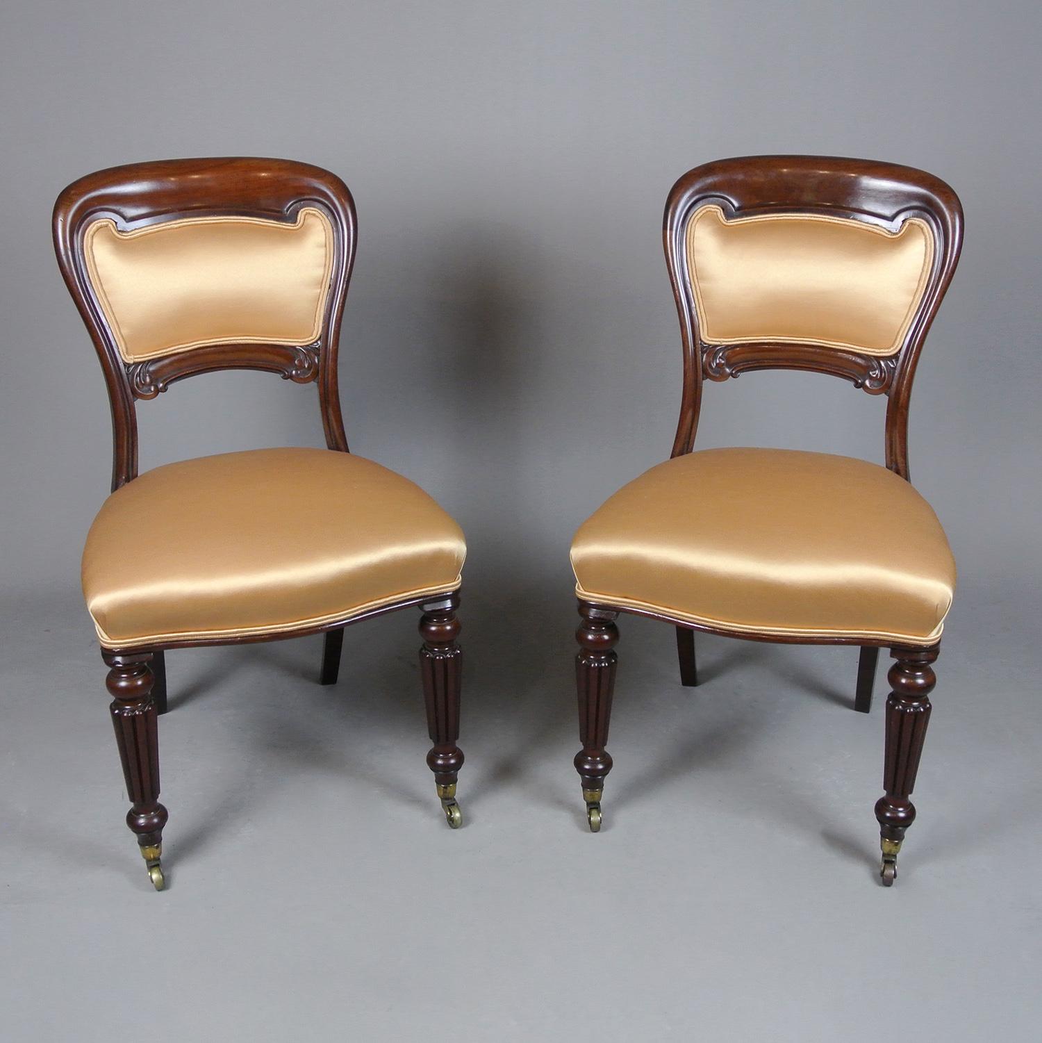 Mahogany Pair of Early 19th Century ‘Gillows of London’ Parlour Chairs c. 1830