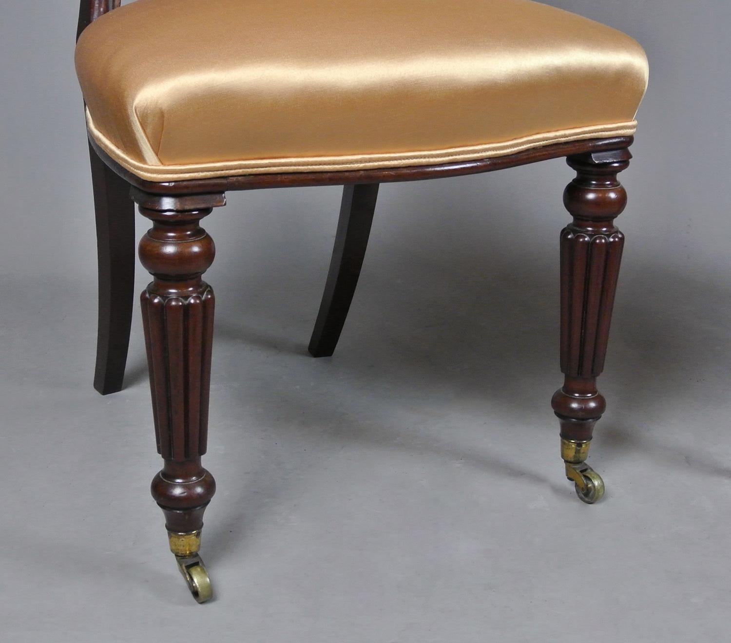 Pair of Early 19th Century ‘Gillows of London’ Parlour Chairs c. 1830 1