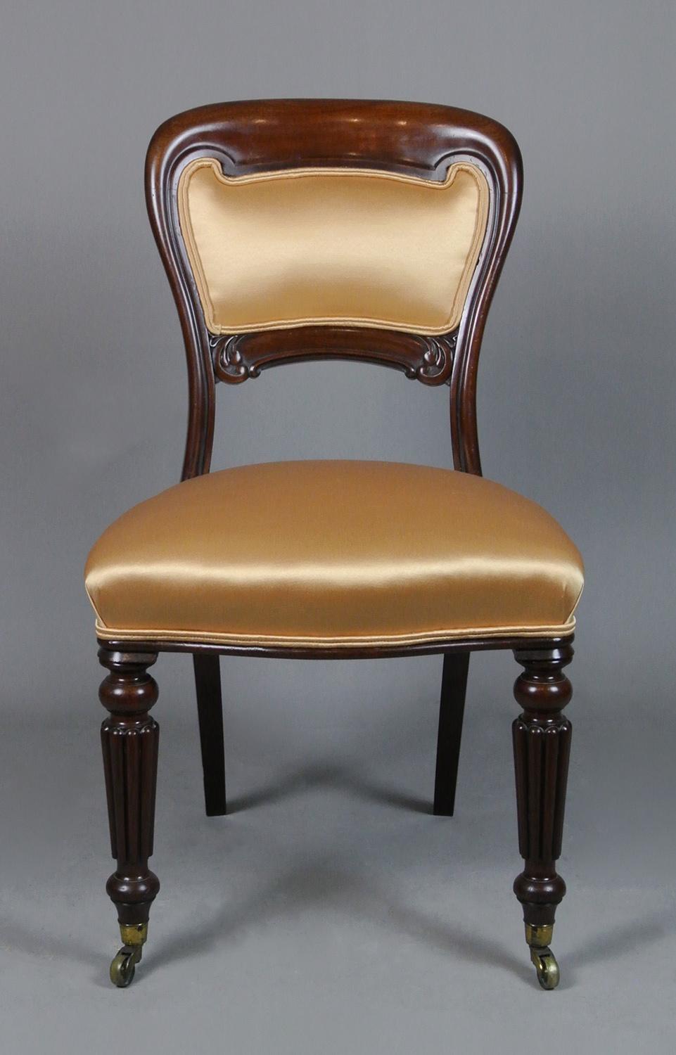 Pair of Early 19th Century ‘Gillows of London’ Parlour Chairs c. 1830 2