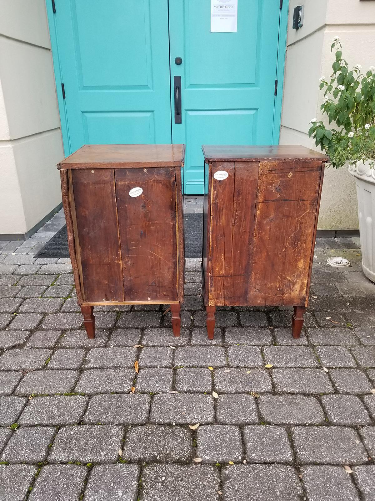 Pair of Early 19th Century Inlaid Italian Cabinets, c.1810 14