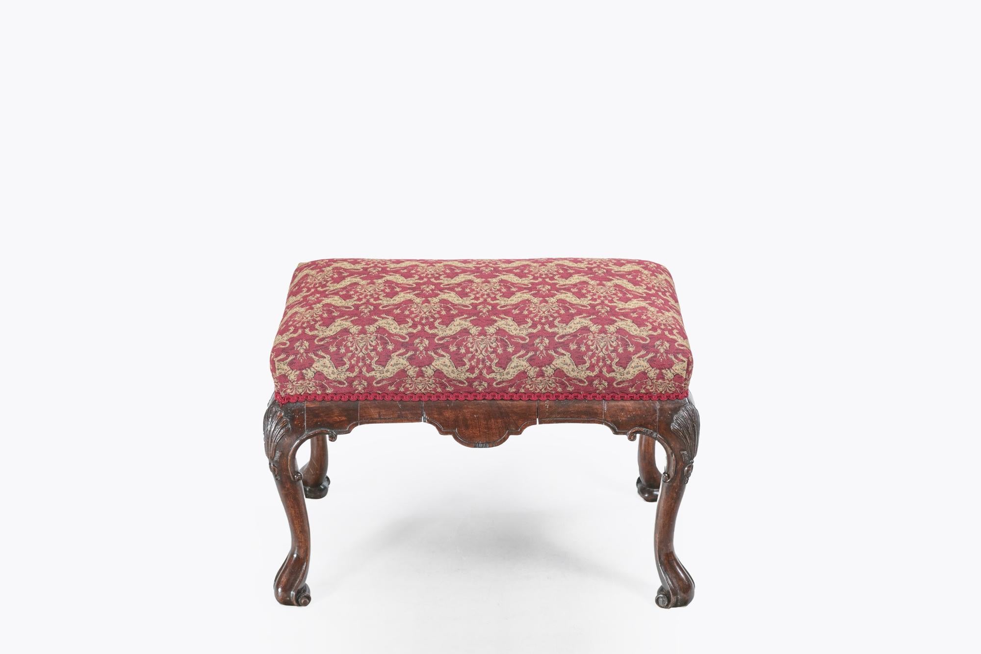 Pair of Early 19th Century Irish Mahogany Stools In Excellent Condition For Sale In Dublin 8, IE
