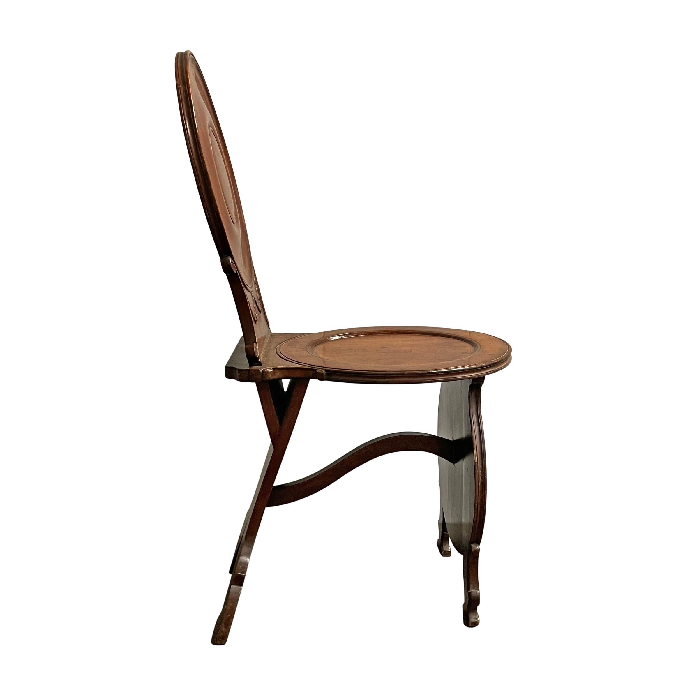 Paire de chaises de salon italiennes du début du 19e siècle en vente 1