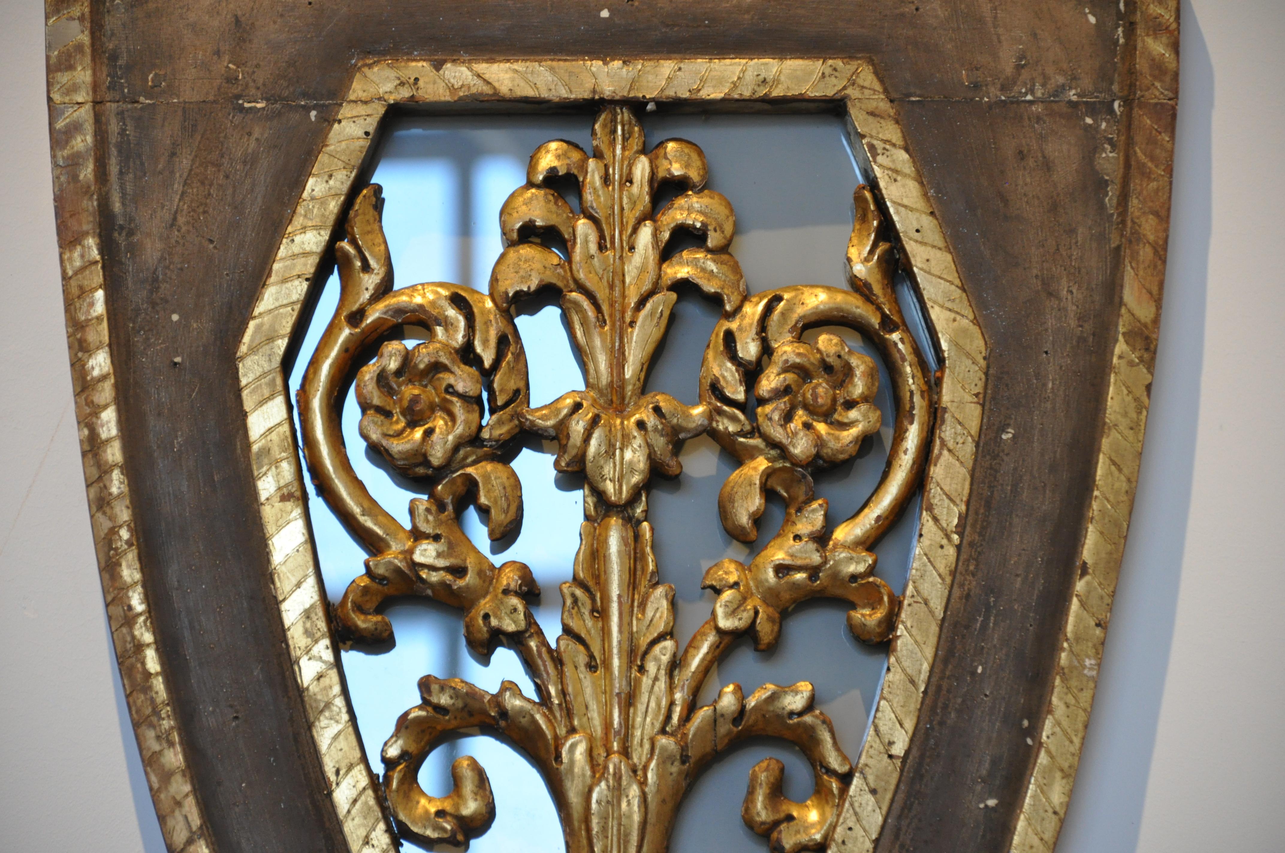 Pair of Early 19th Century Italian Neoclassical Mirrored Sconces 2