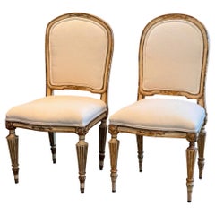 Pair of Early 19th Century Italian Side Chairs