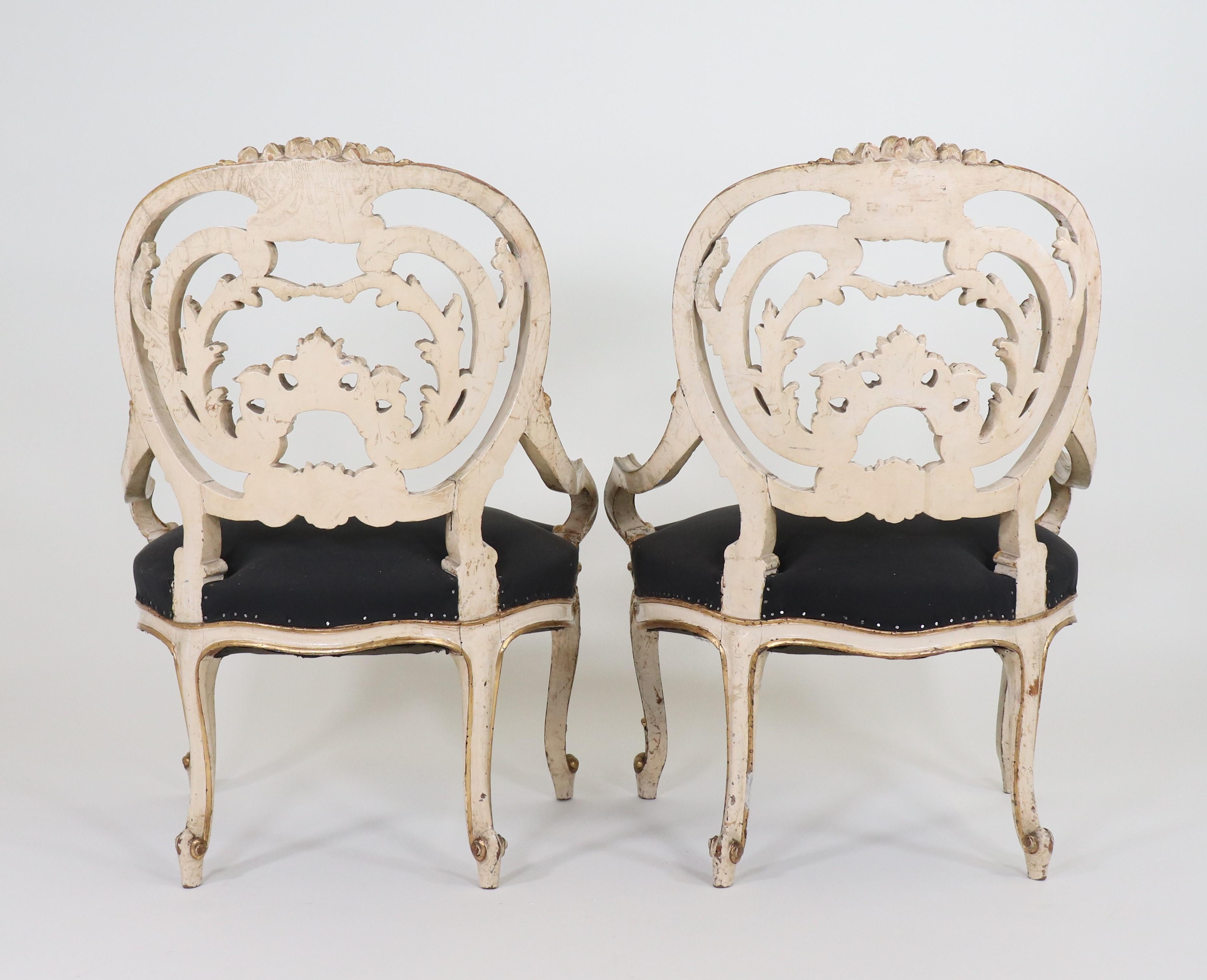 Pair of Early 19th Century Louis XIV Style Fauteuil Armchairs by Maison Jansen For Sale 3