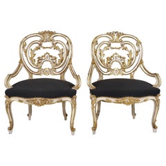 Pair of Early 19th Century Louis XIV Style Fauteuil Armchairs by Maison Jansen