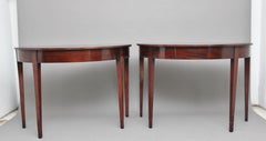 Pair of Early 19th Century Mahogany Console Tables