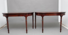 Pair of Early 19th Century Mahogany Console Tables