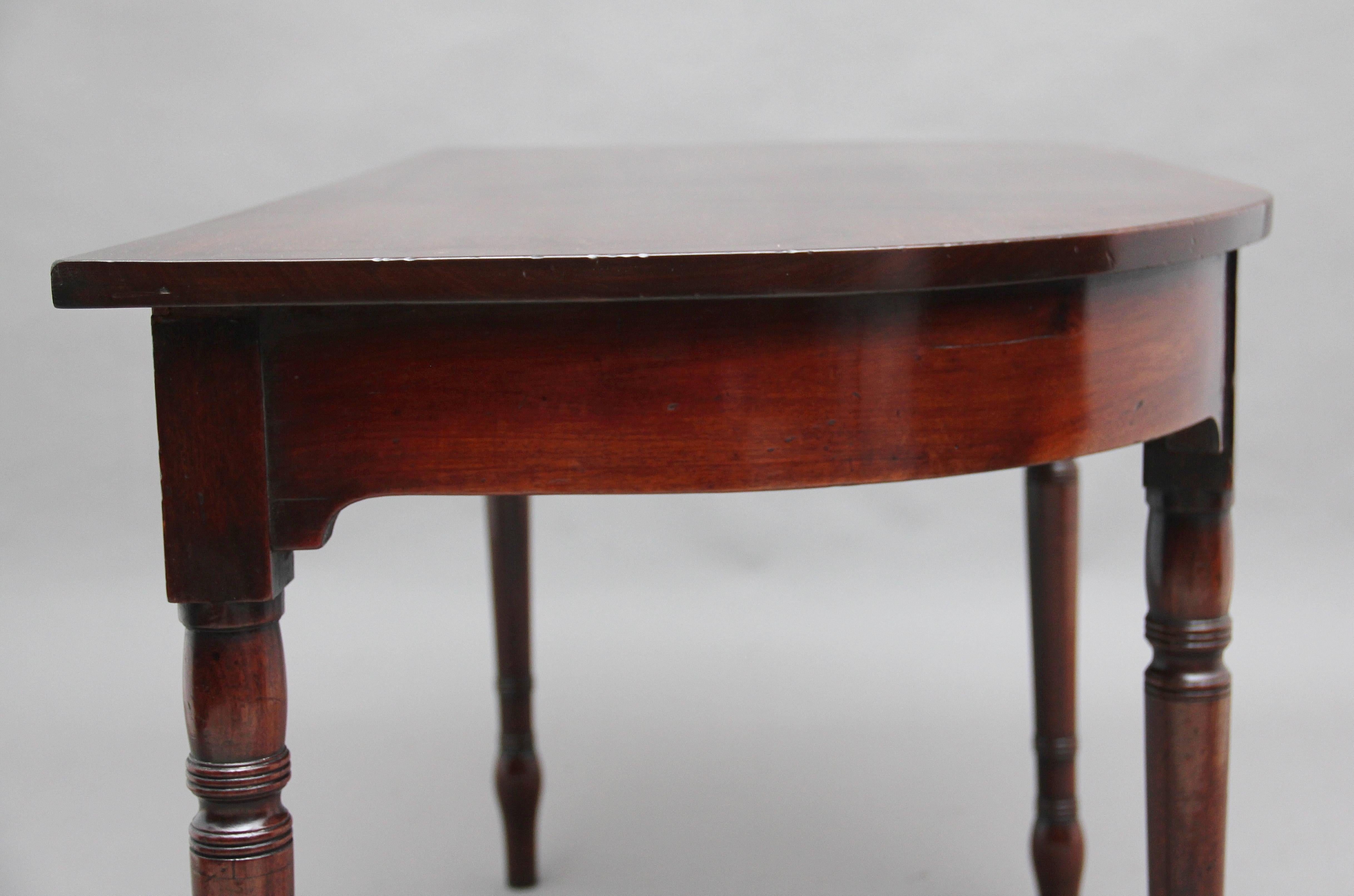Pair of Early 19th Century Mahogany Console Tables 2
